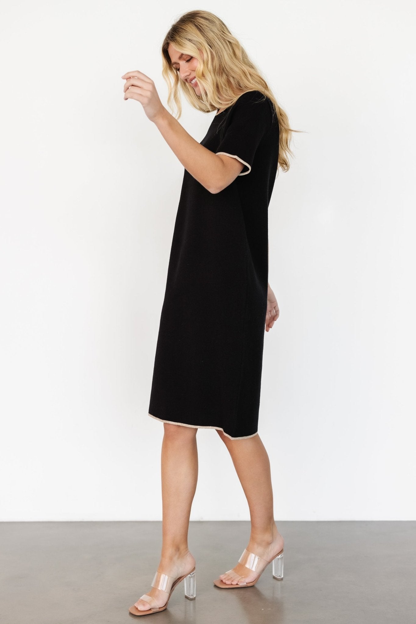 Emelia Shift Dress | Black New Arrival For Sale