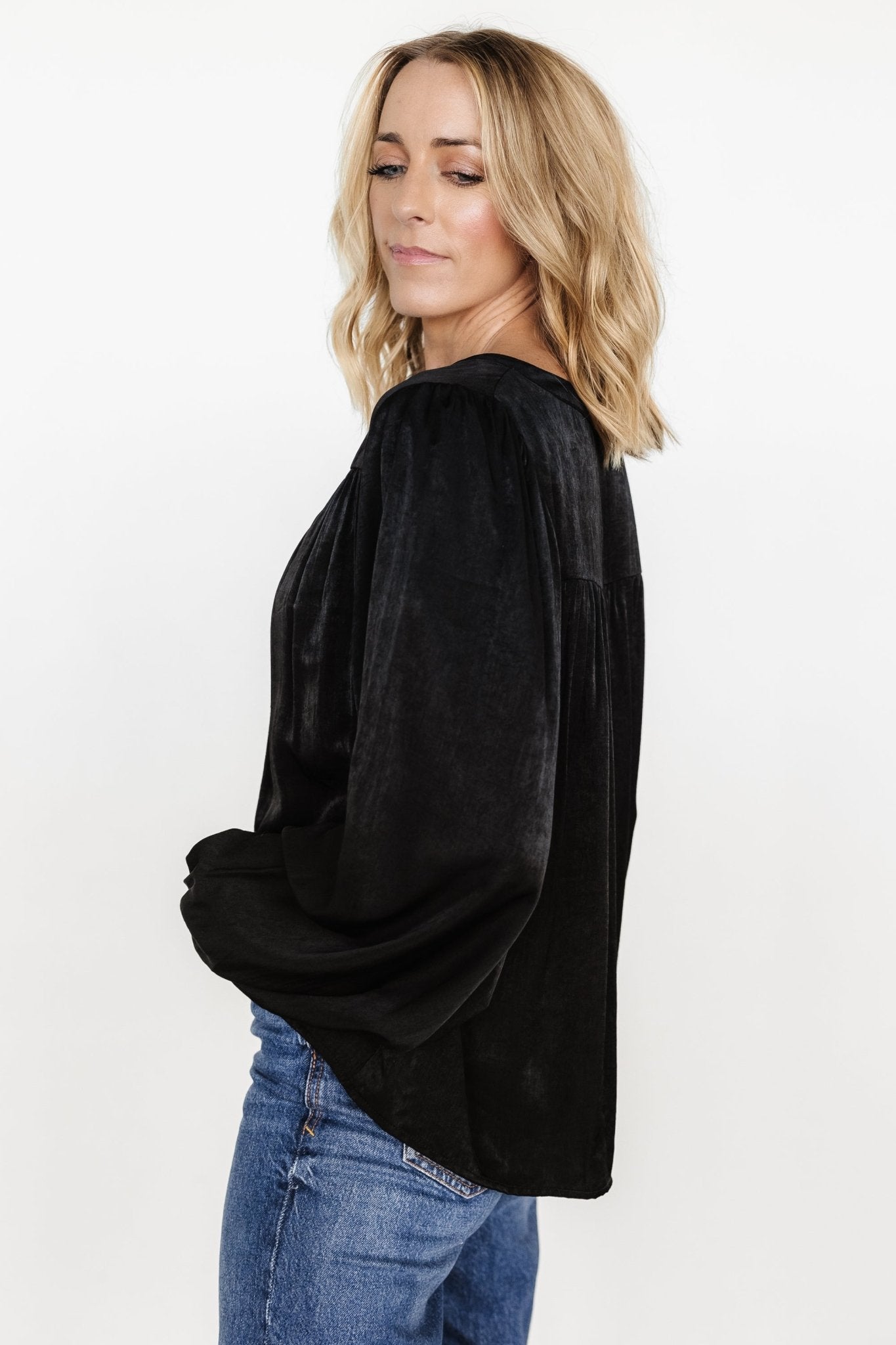 Alina Blouse | Black Cheap Sale Marketable