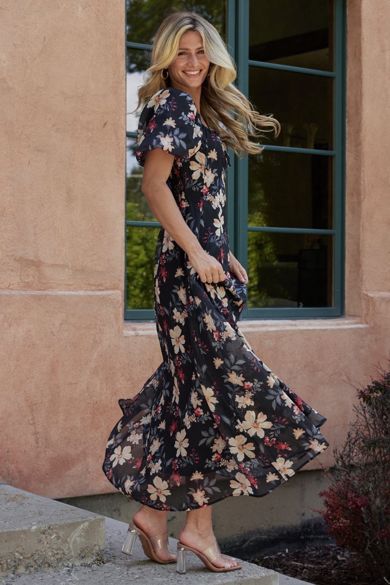 Raelynn Maxi Dress | Black Floral Sale Low Cost