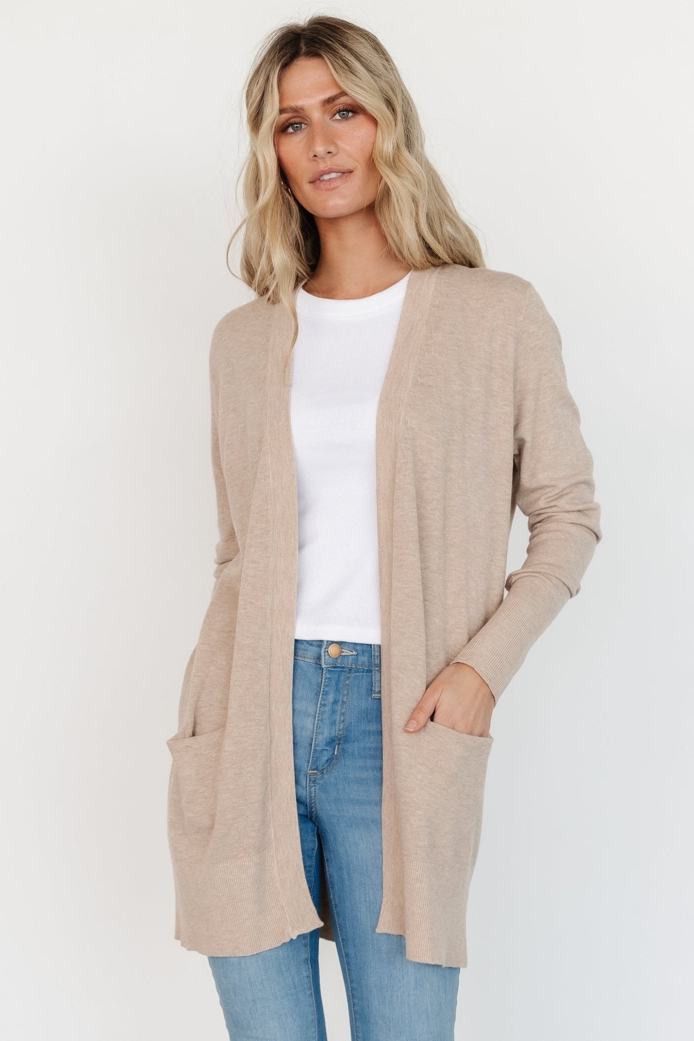 Edison Cardigan | Oatmeal Geniue Stockist Online