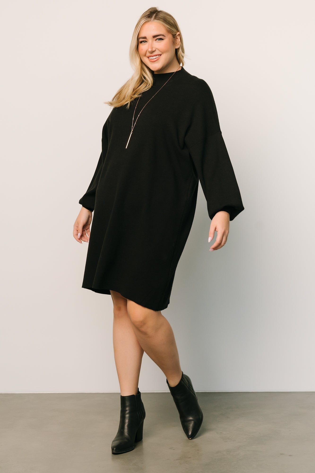 Jennings Sweater Dress | Black Outlet Clearance Store