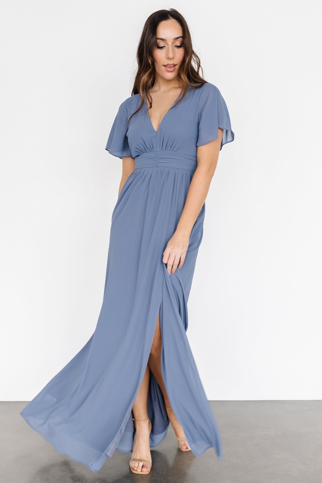 Ramona Maxi Dress | Whisper Blue Shop Offer