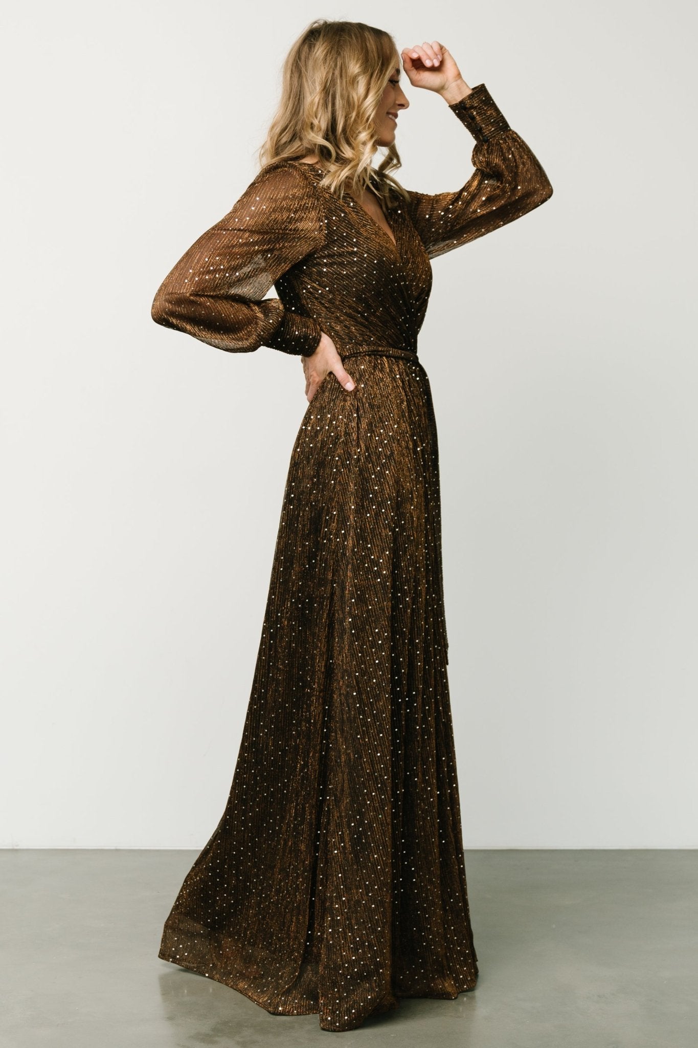 Abigail Sparkle Gown | Bronze Discount Collections