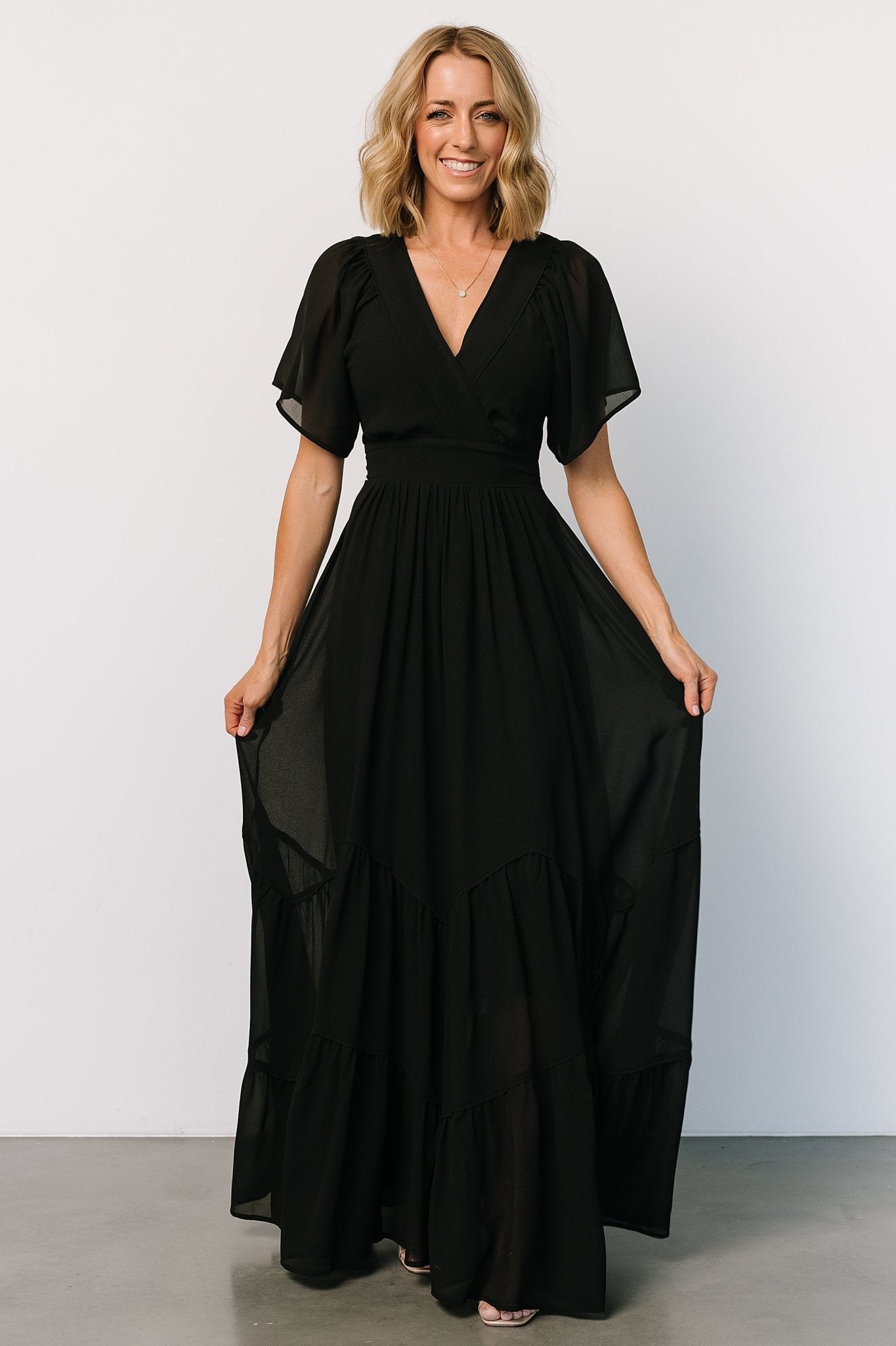 Katherine Maxi Dress | Black Outlet Best Seller