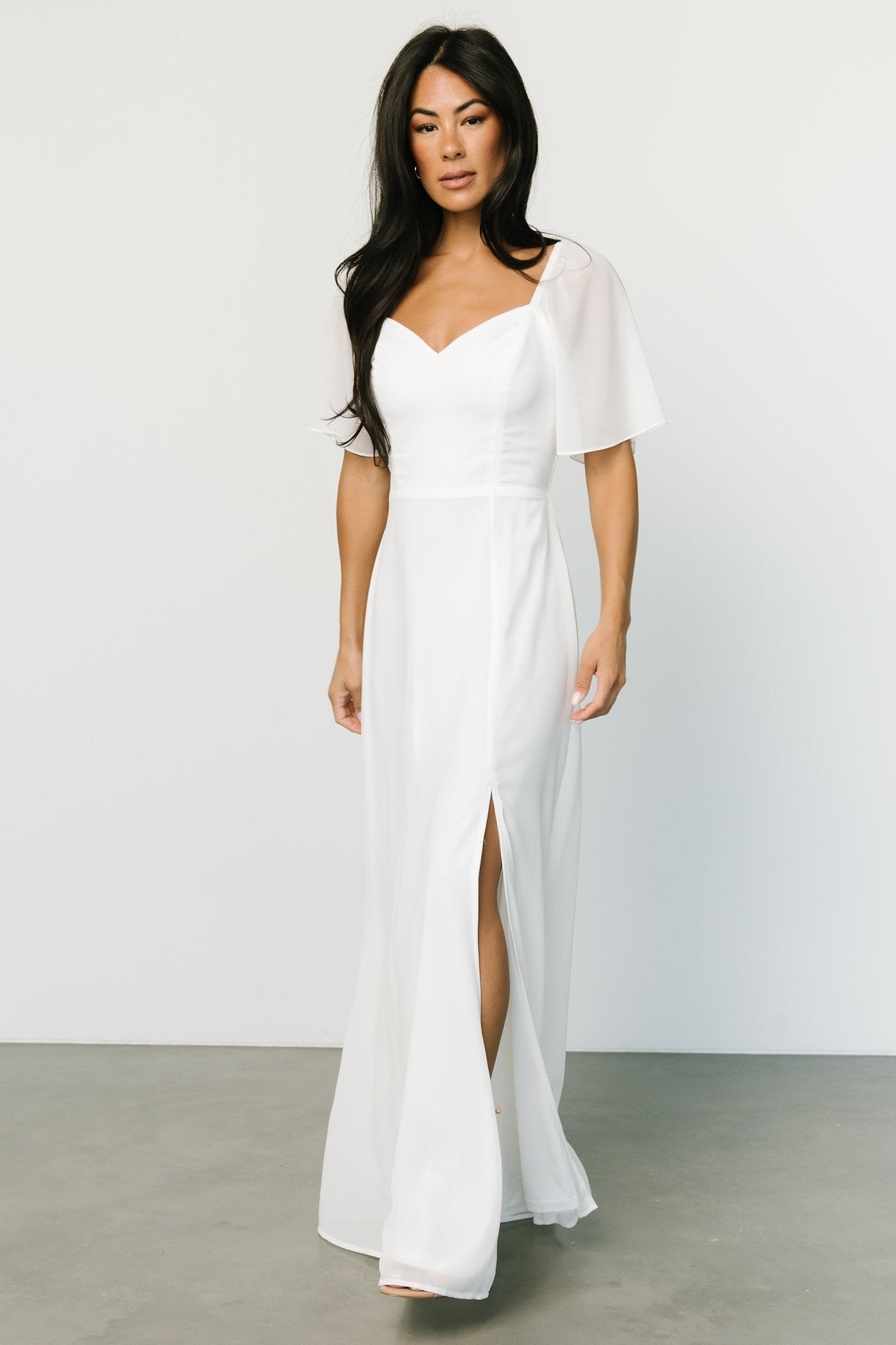 Sierra Sweetheart Maxi Dress | White Classic Cheap Pice