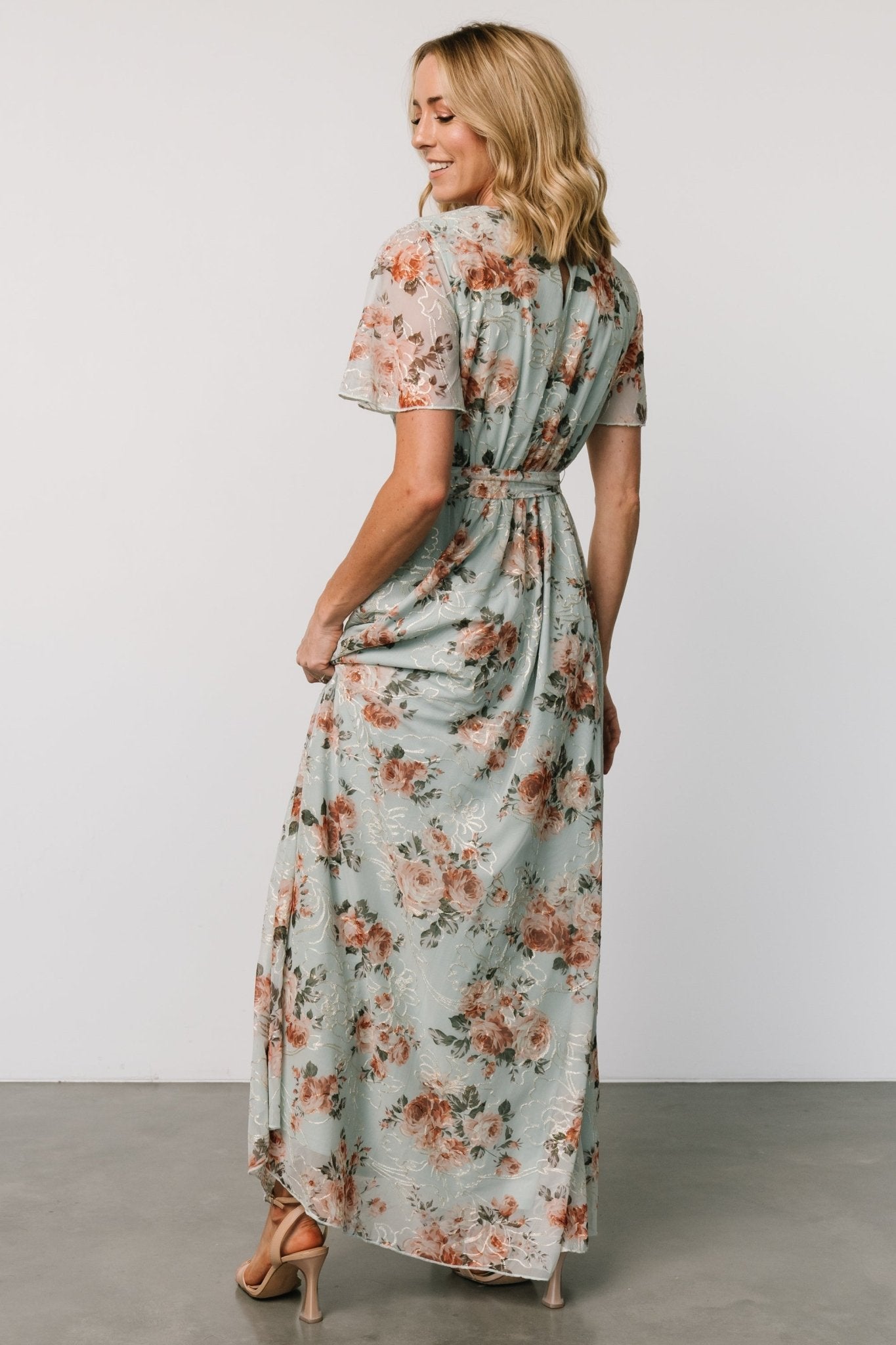 Katalaya Maxi Dress  | Sage + Gold Nicekicks