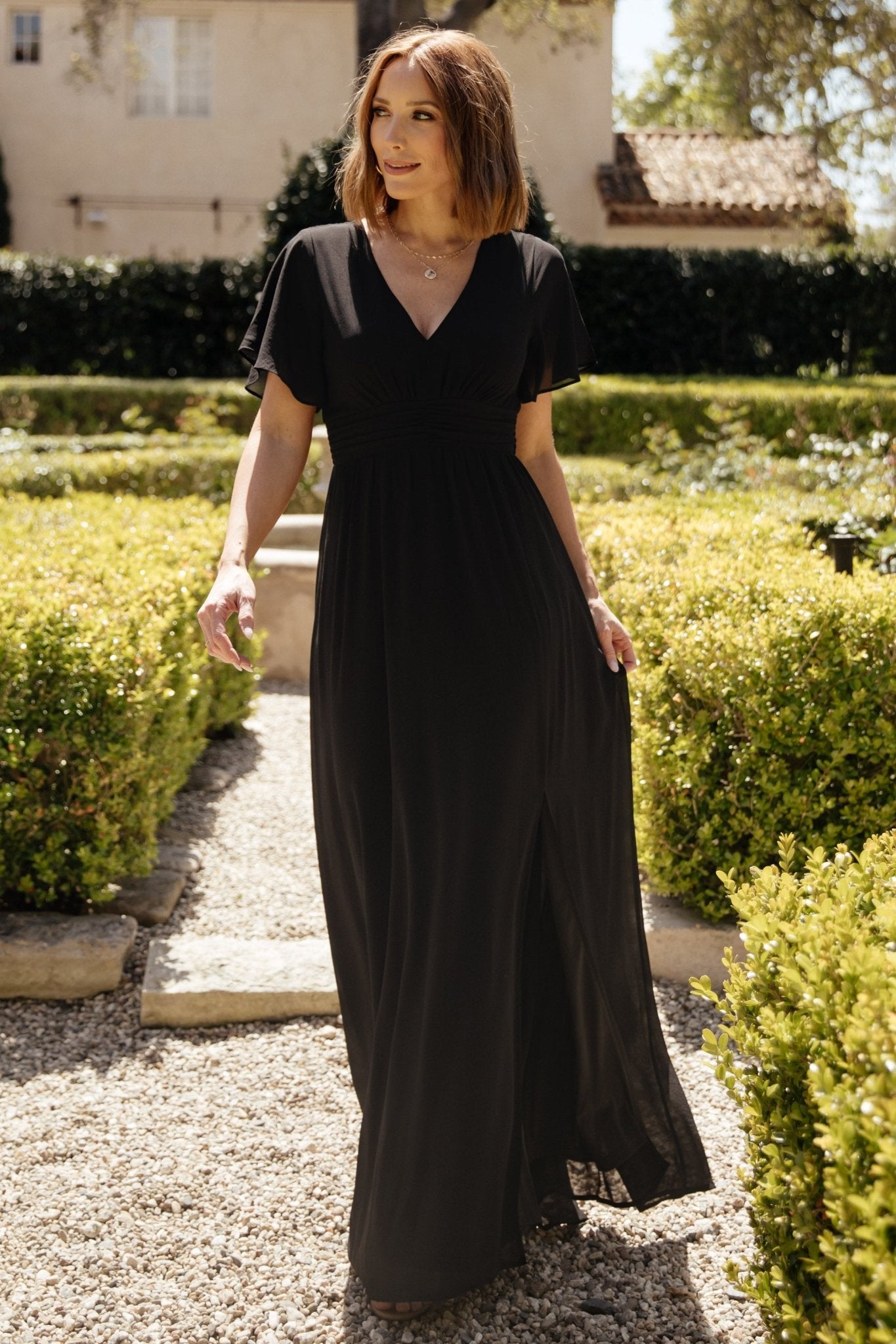 Ramona Maxi Dress | Black Free Shipping Wholesale Pice