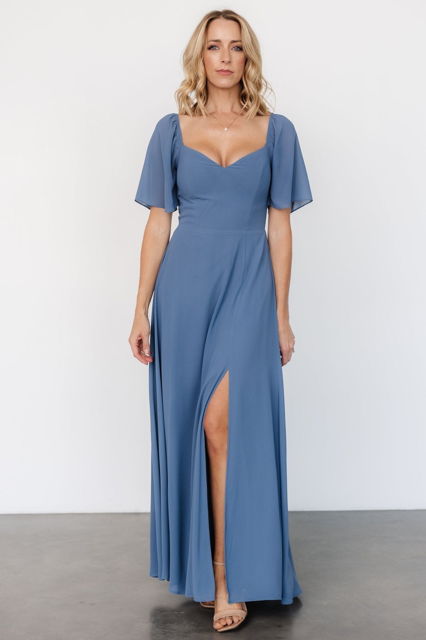 Sierra Sweetheart Maxi Dress | Whisper Blue Buy Cheap 100% Guaranteed