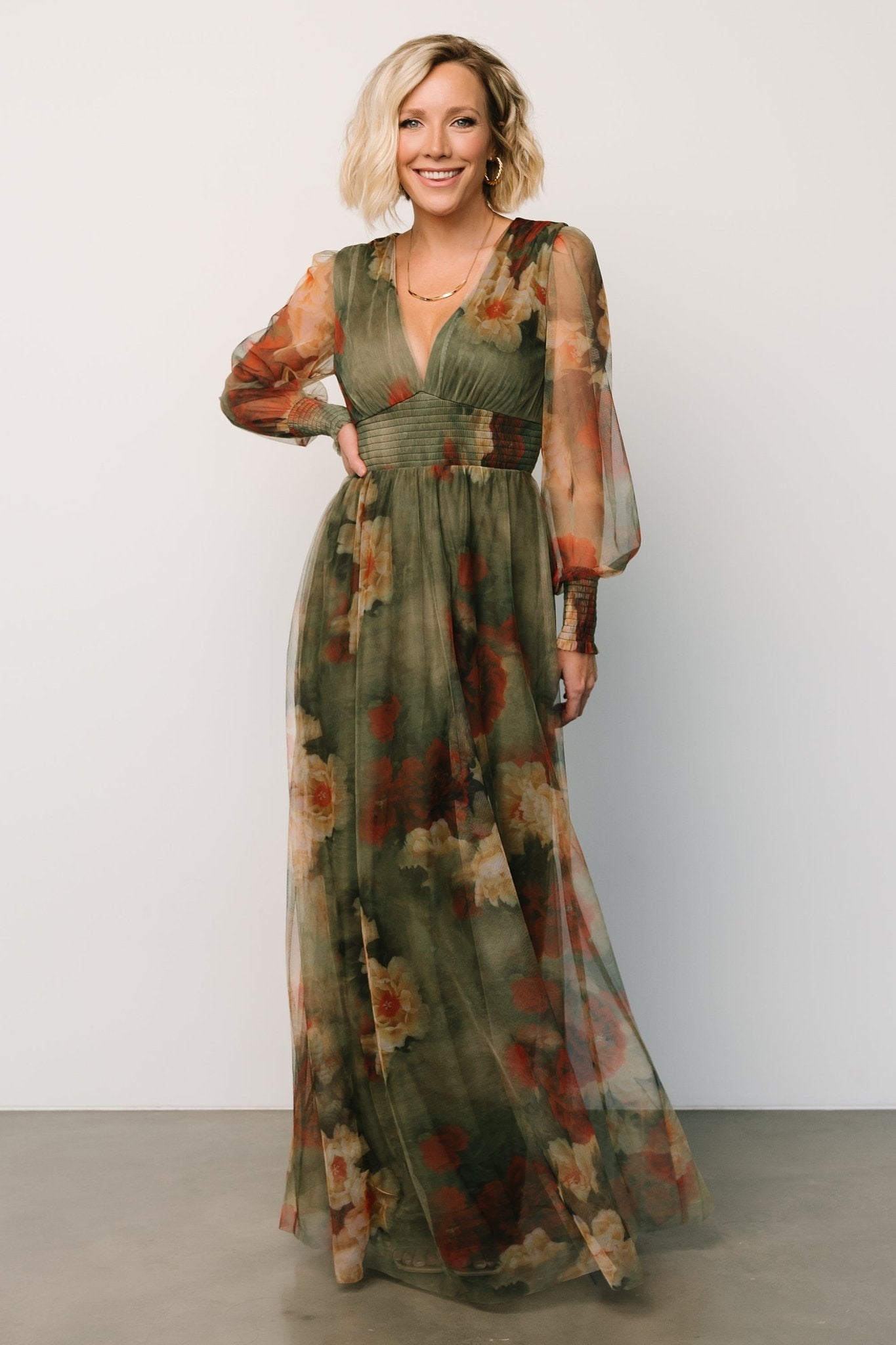 Layla Tulle Maxi Dress | Olive + Rust Buy Cheap Perfect