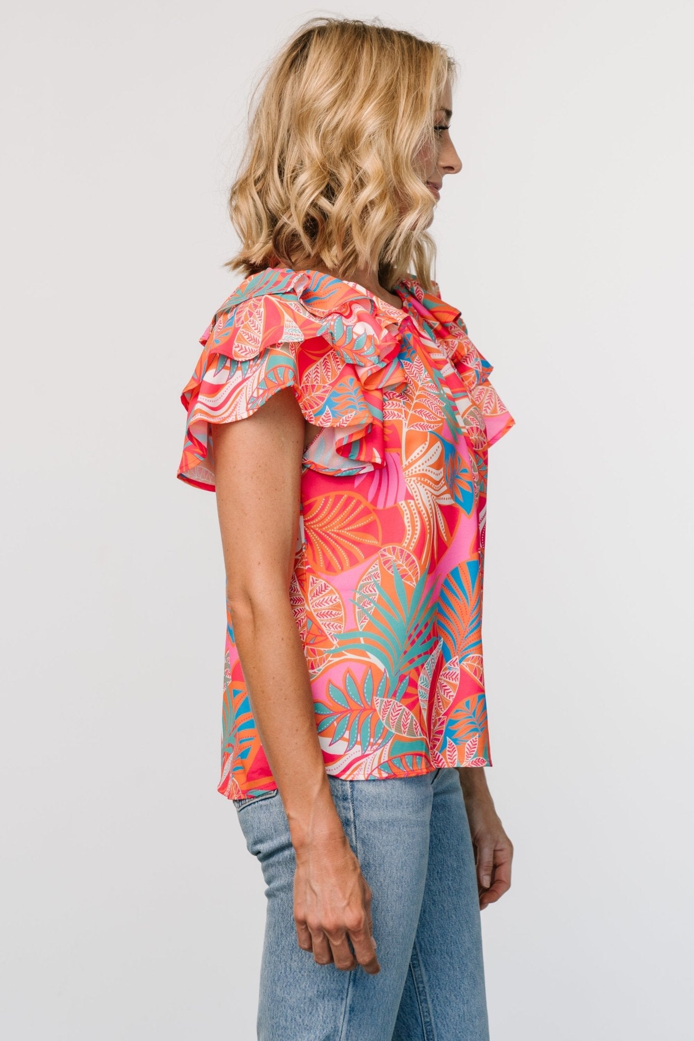 Cancun Top | Red Multi Get To Buy