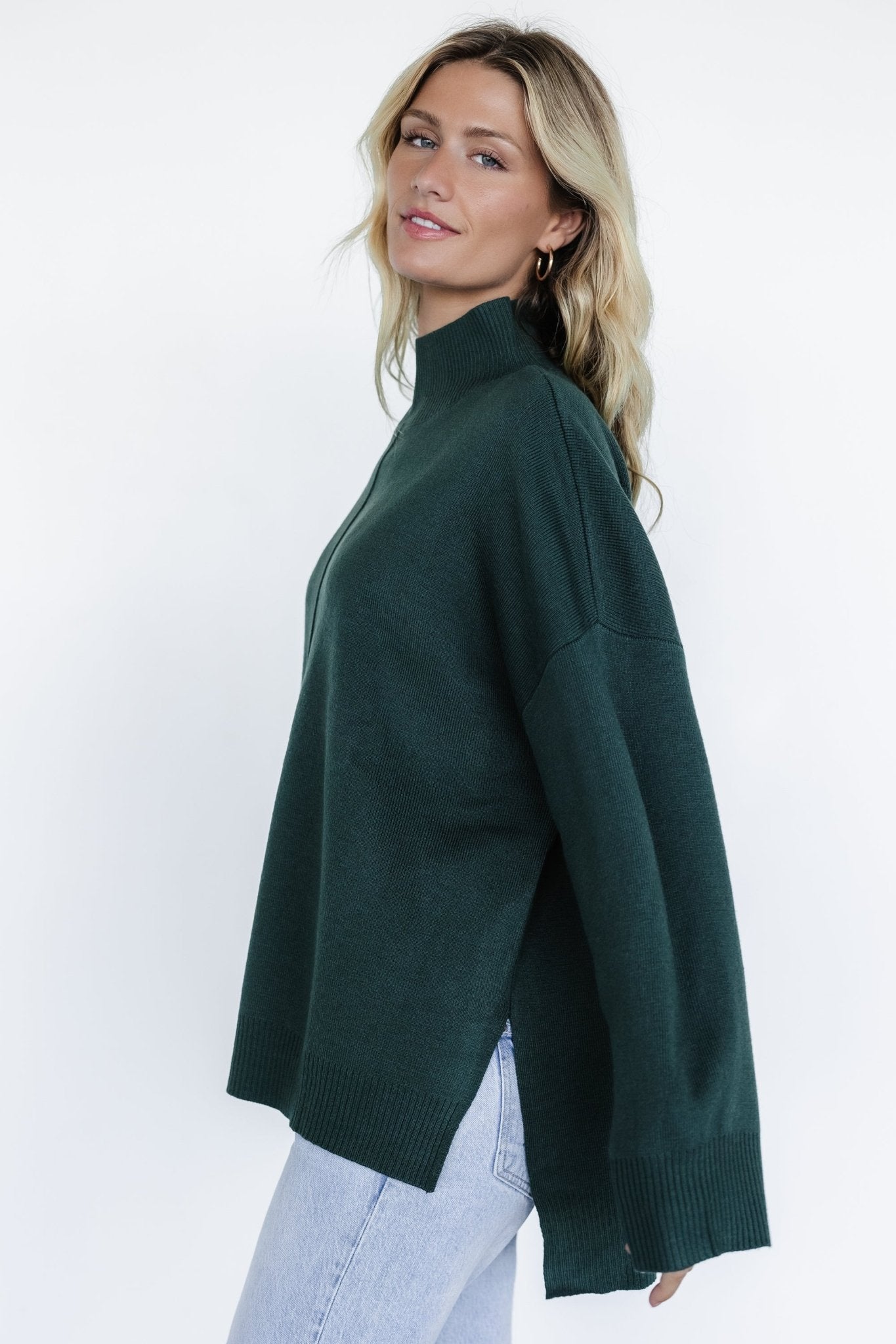 Hutch Sweater | Dark Green Buy Cheap Low Shipping Fee