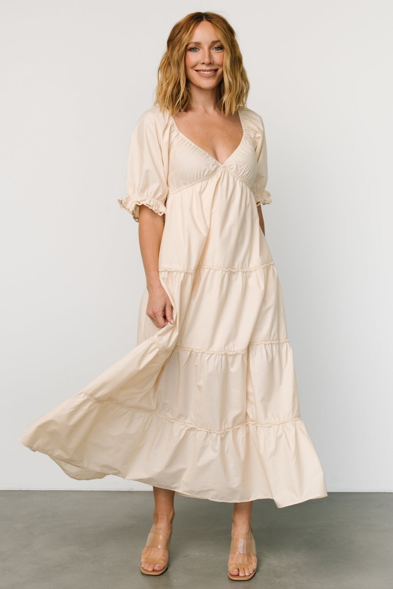 Raleigh Maxi Dress | Cream Sale 2025 New