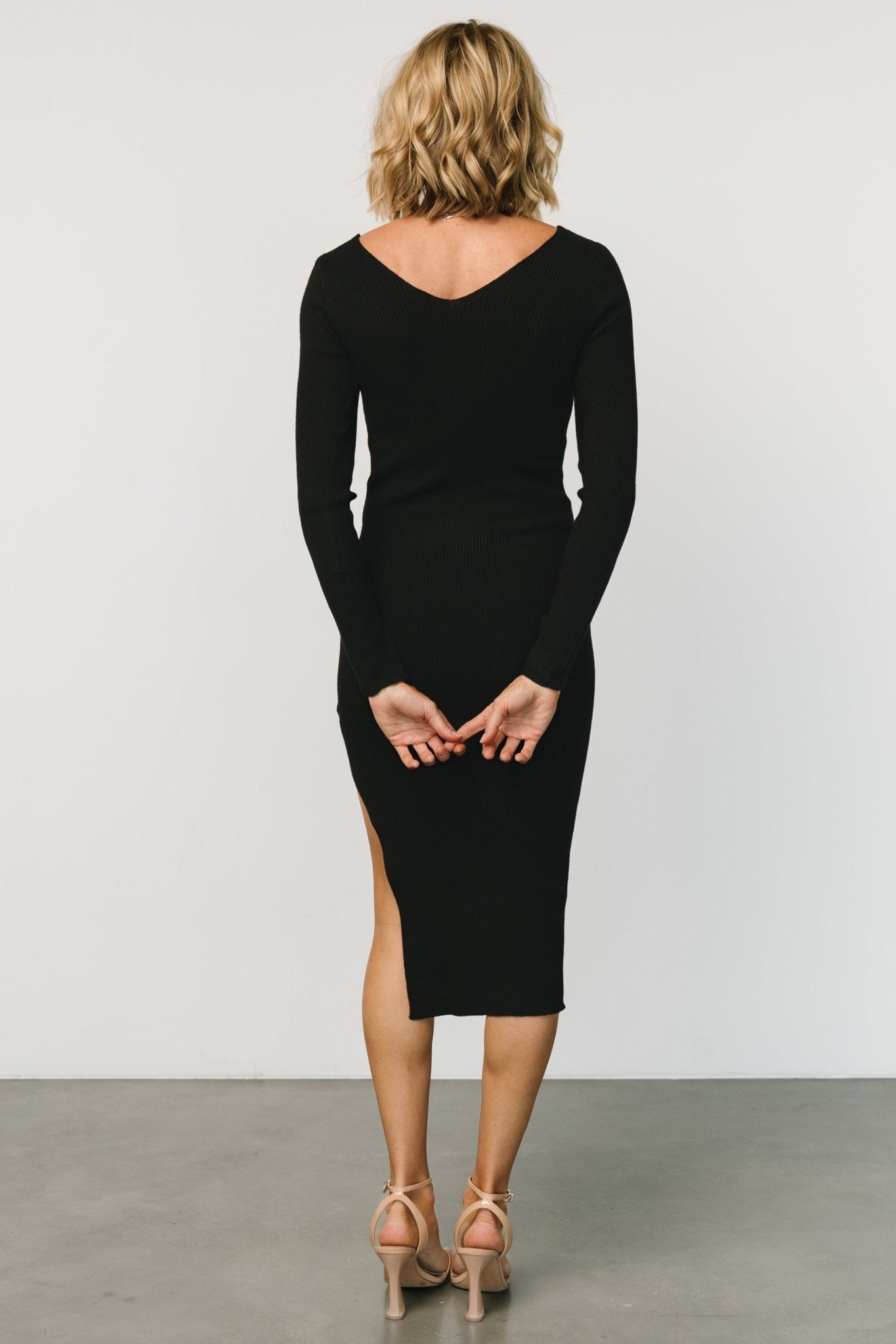 Tacey Midi Dress | Black Cheap Sale Amazing Pice