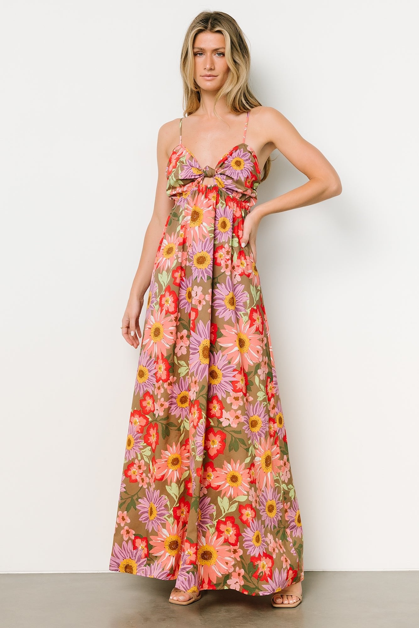 Rosalee Maxi Dress | Flower Multi Buy Cheap Best