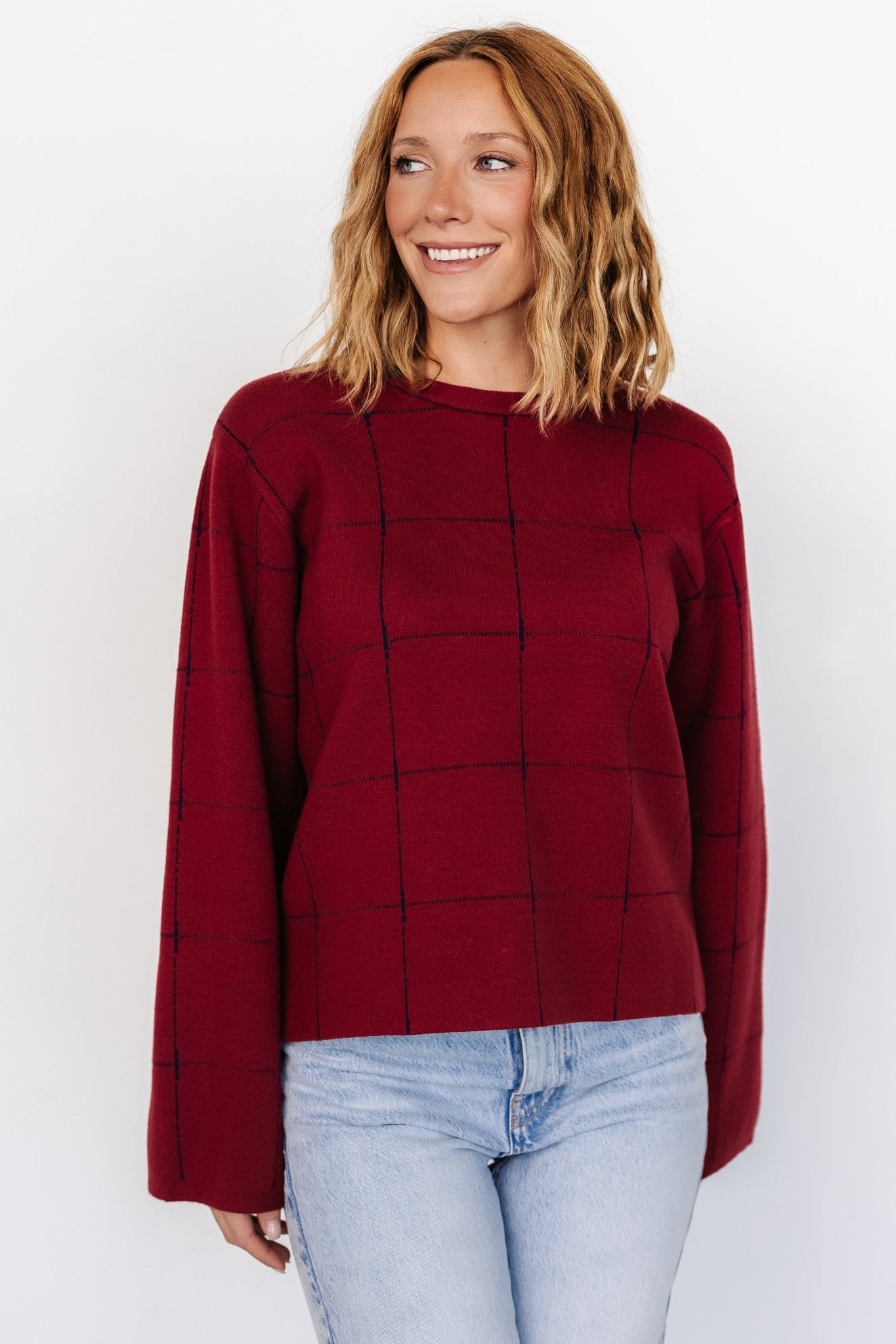 Remington Sweater | Red + Navy Sale 100% Guaranteed