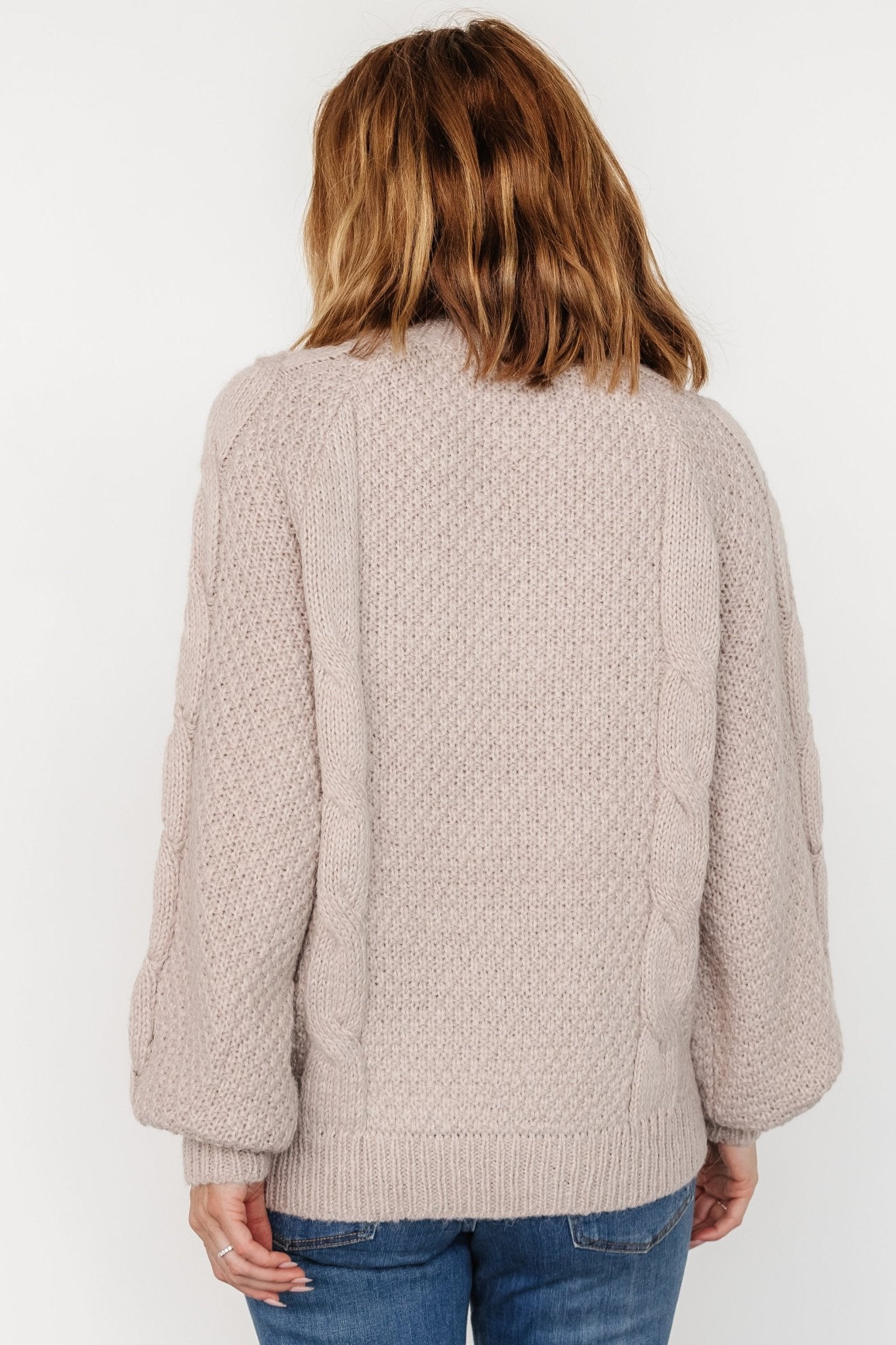 Lukas Cable Knit Sweater | Natural Discount Footlocker Pictures