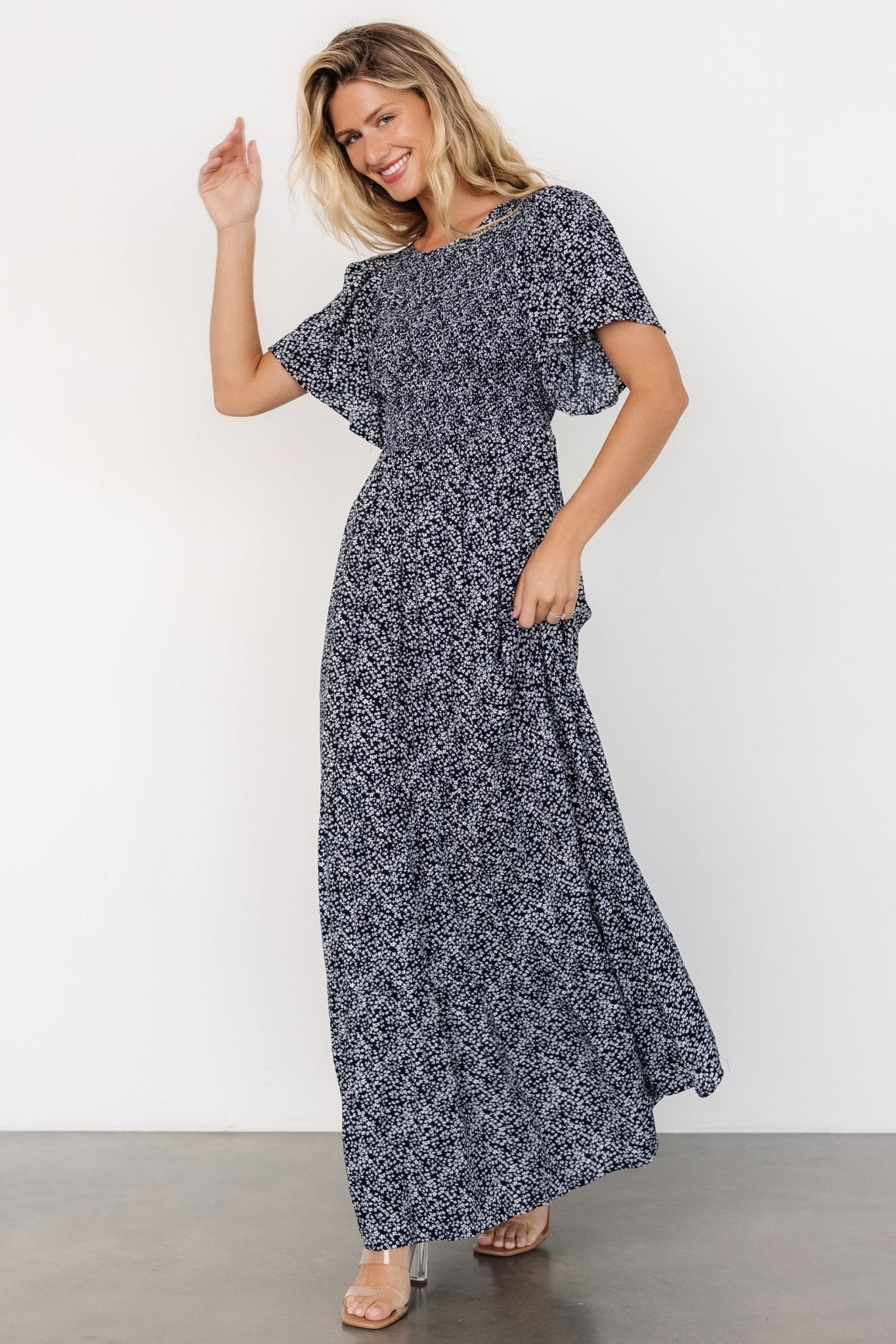 Eliza Maxi Dress | Midnight Print Cheapest Pice