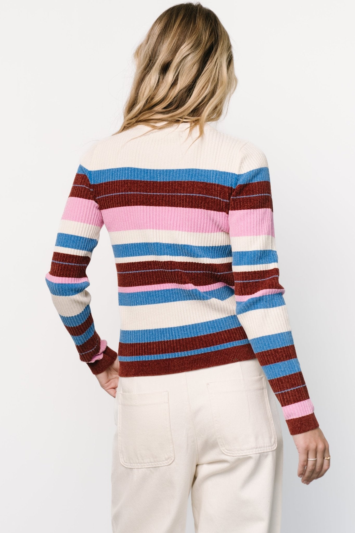 Milwaukee Striped Sweater | Orchid Multi Brand New Unisex Sale Online