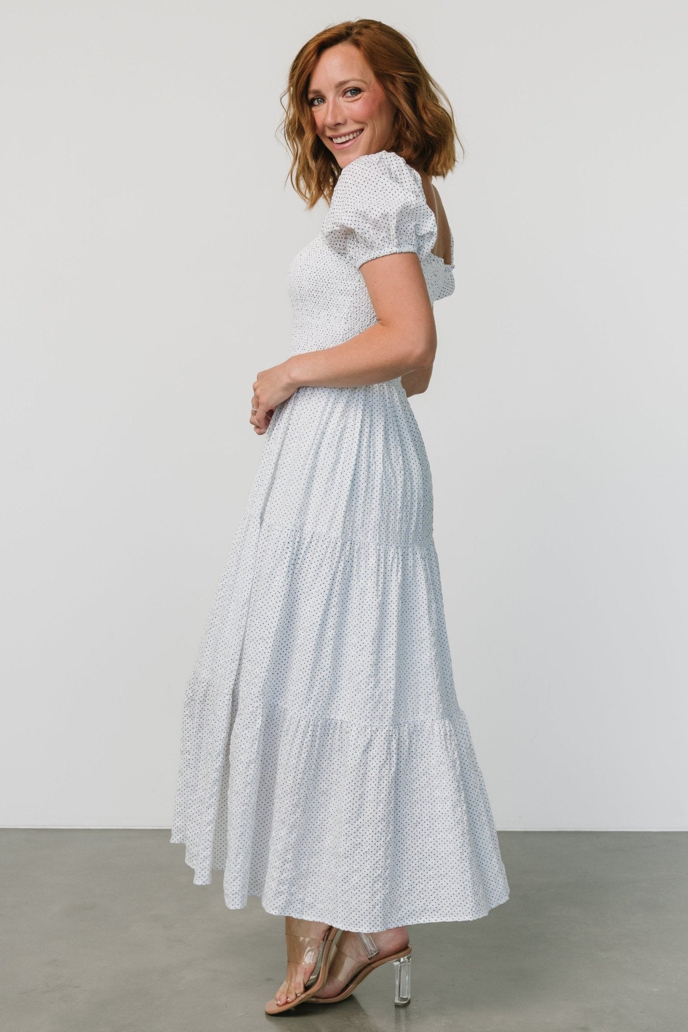 Calliope Smocked Maxi Dress | White Print Cheap Sale Best Store To Get