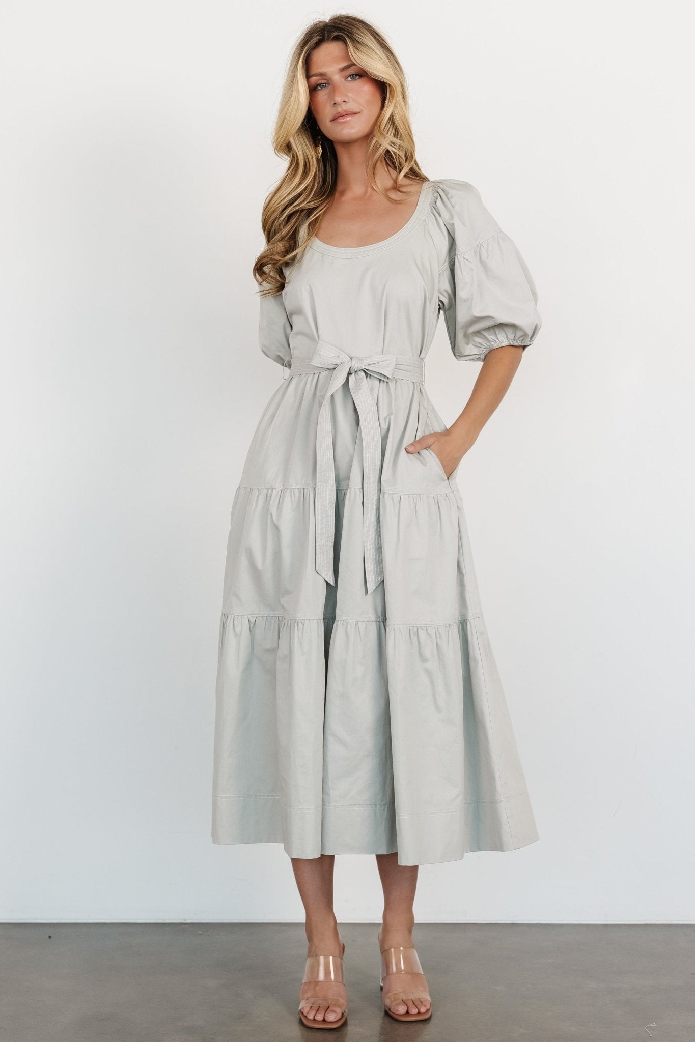 Dorothy Poplin Maxi Dress | Sage Buy Cheap Eastbay