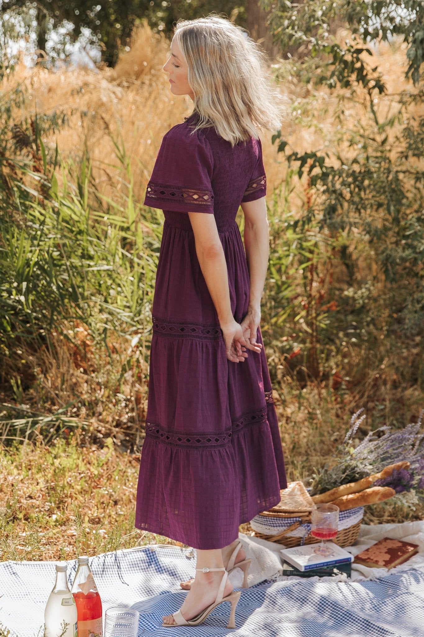 Loveland Geo Lace Maxi Dress | Mulberry Cheap Sale Footlocker Finishline