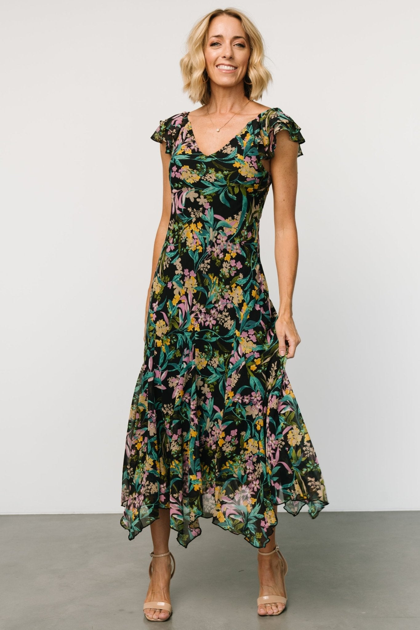 Alisa Maxi Dress | Black Floral Best Sale Cheap Online