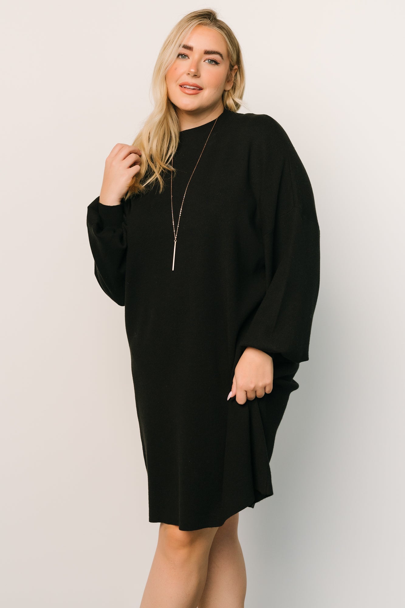 Jennings Sweater Dress | Black Outlet Clearance Store