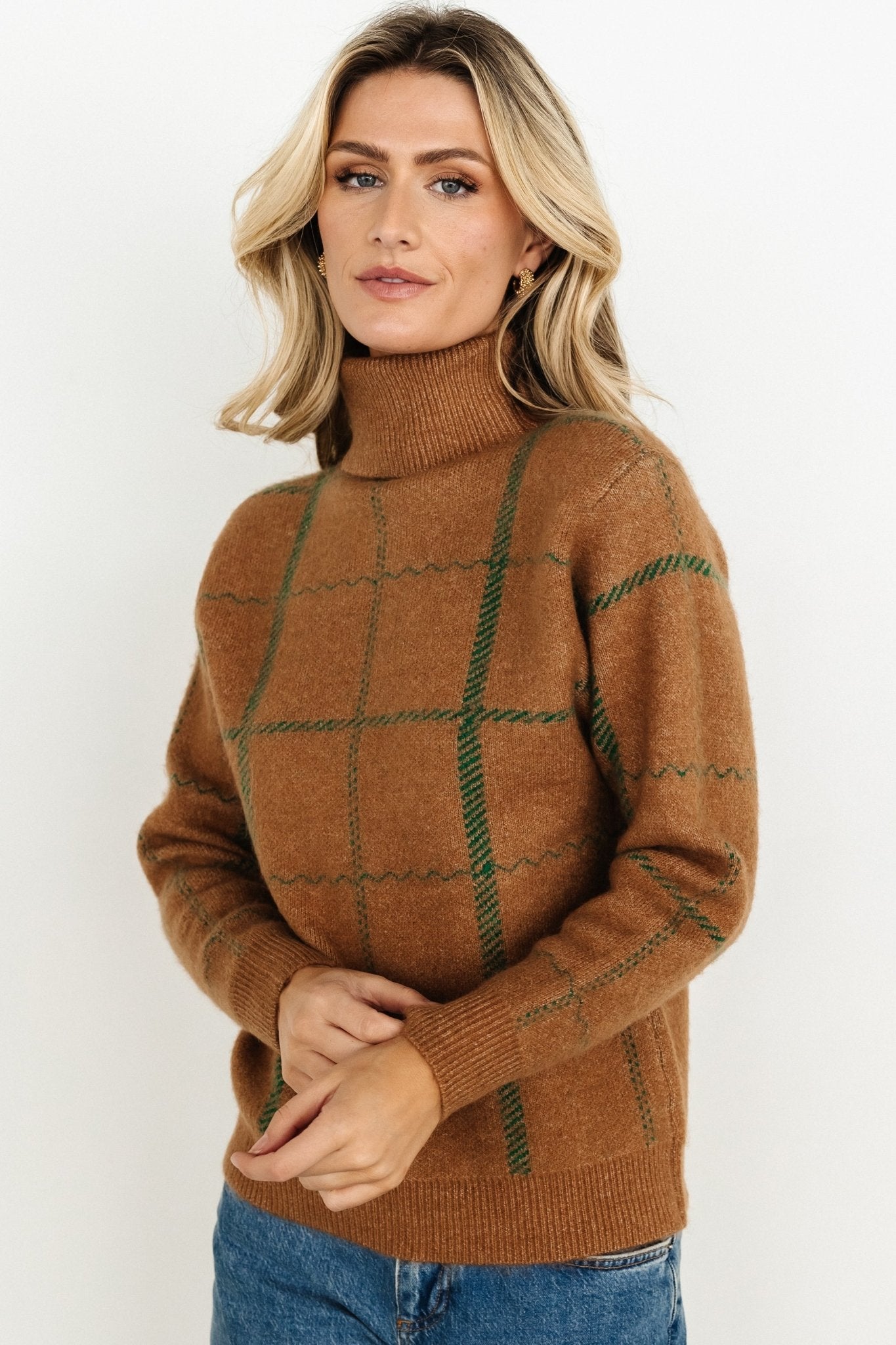 Arden Turtleneck Sweater | Camel Marketable Sale Online