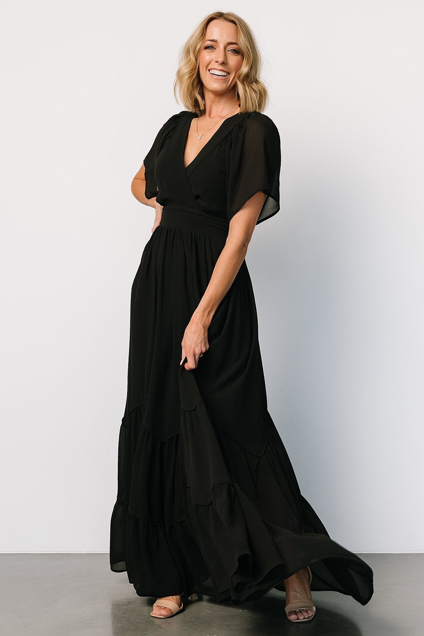 Katherine Maxi Dress | Black Outlet Best Seller