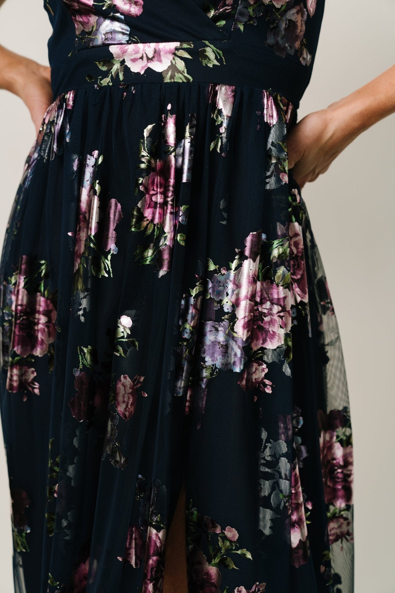 Devany Maxi Dress | Navy Multi Marketable Sale Online