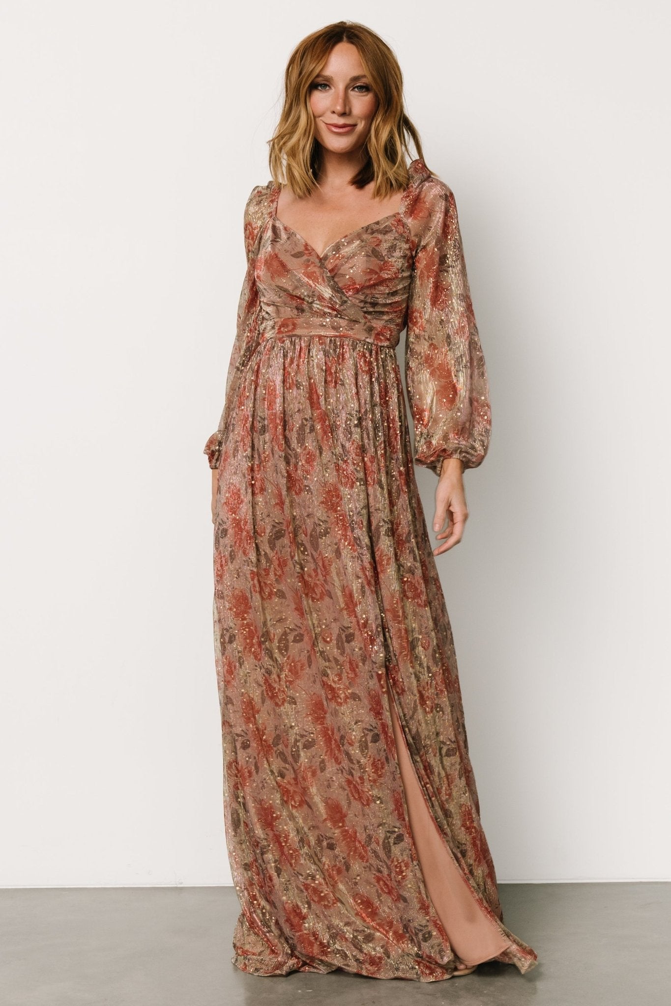 Kirsi Maxi Dress | Rose Floral Discount 2025 New