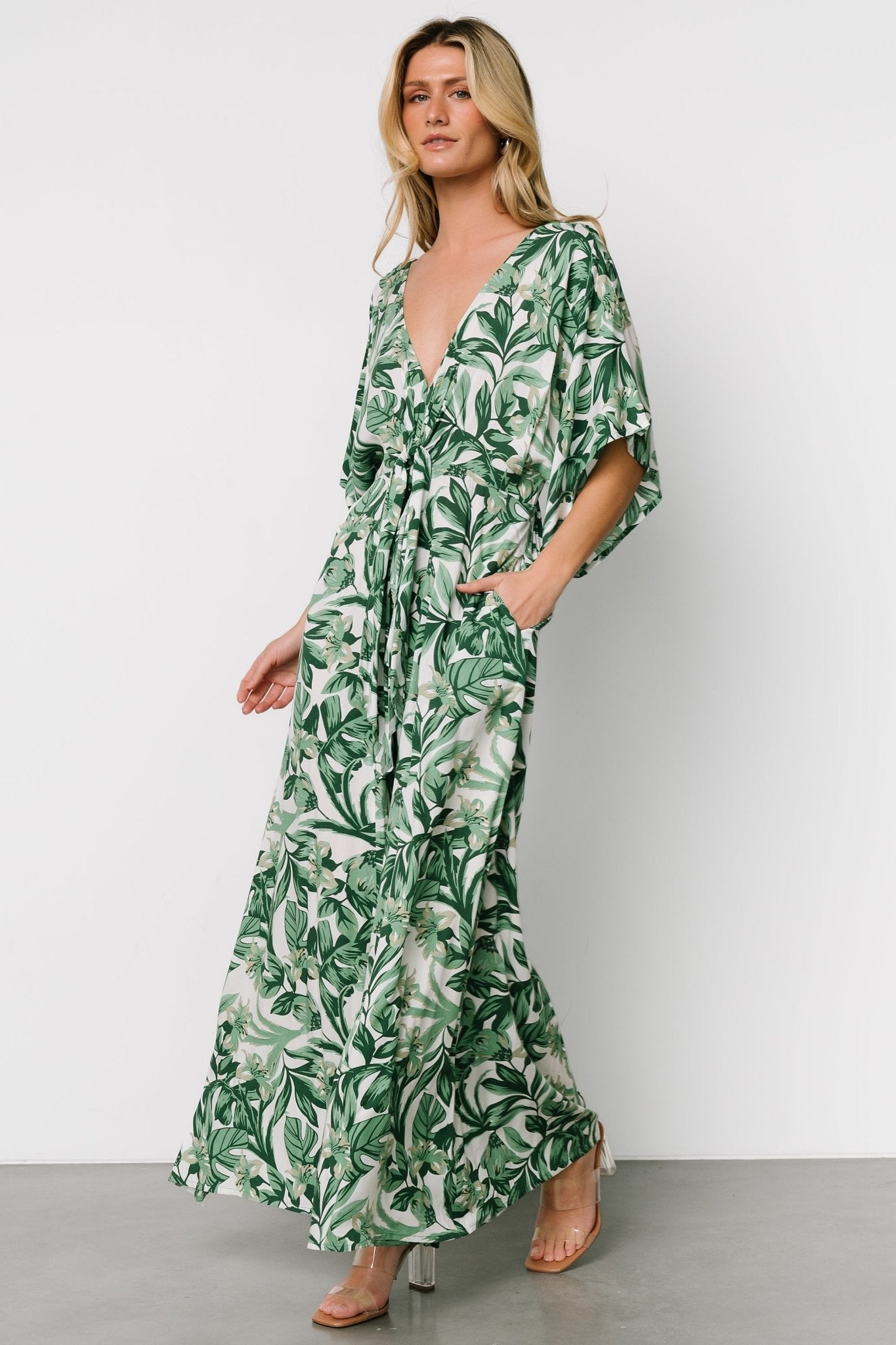 Byron Jumpsuit | Green Print Buy Cheap Genuine