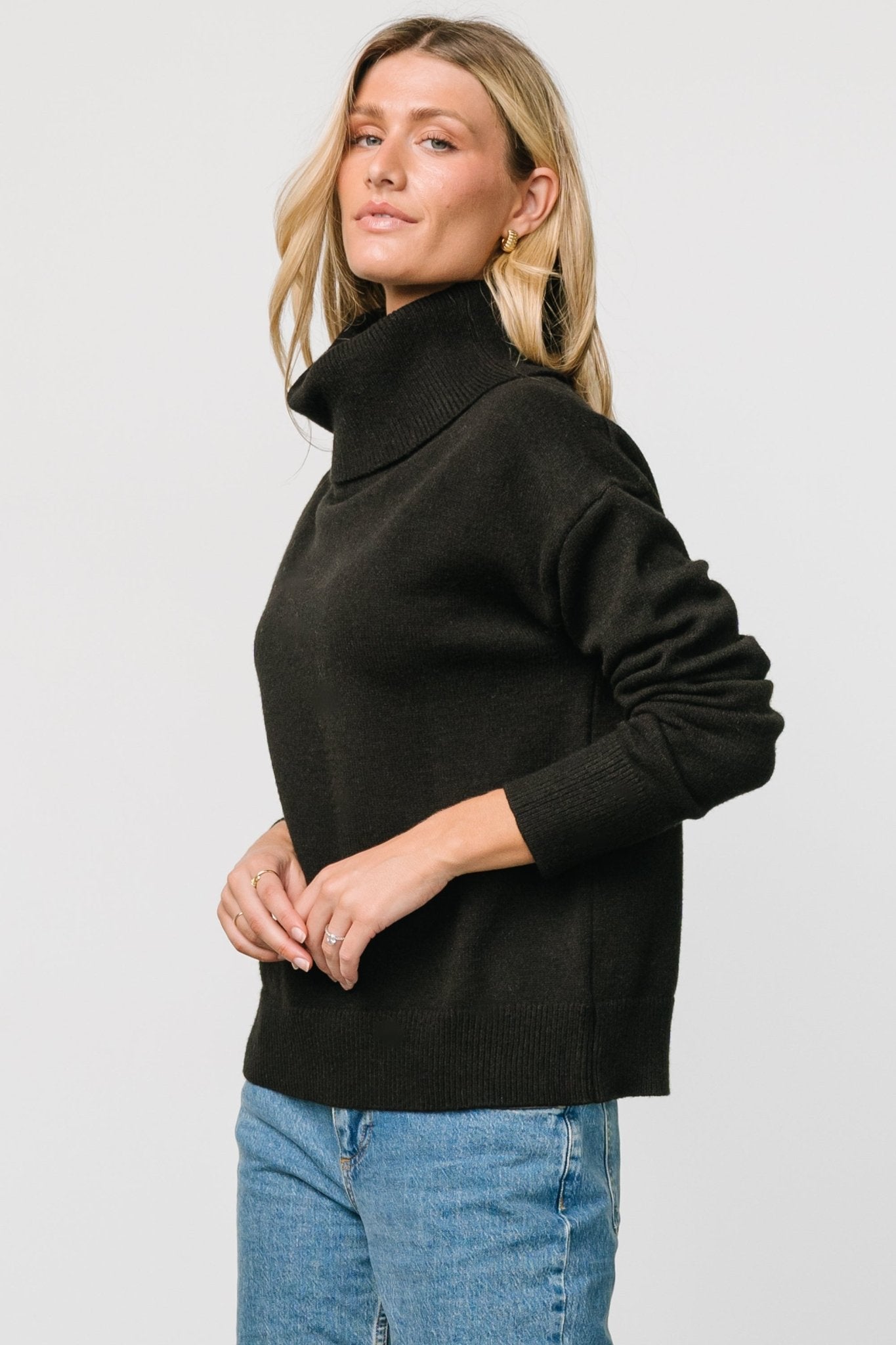 Tera Turtleneck Sweater | Black Outlet Best Sale