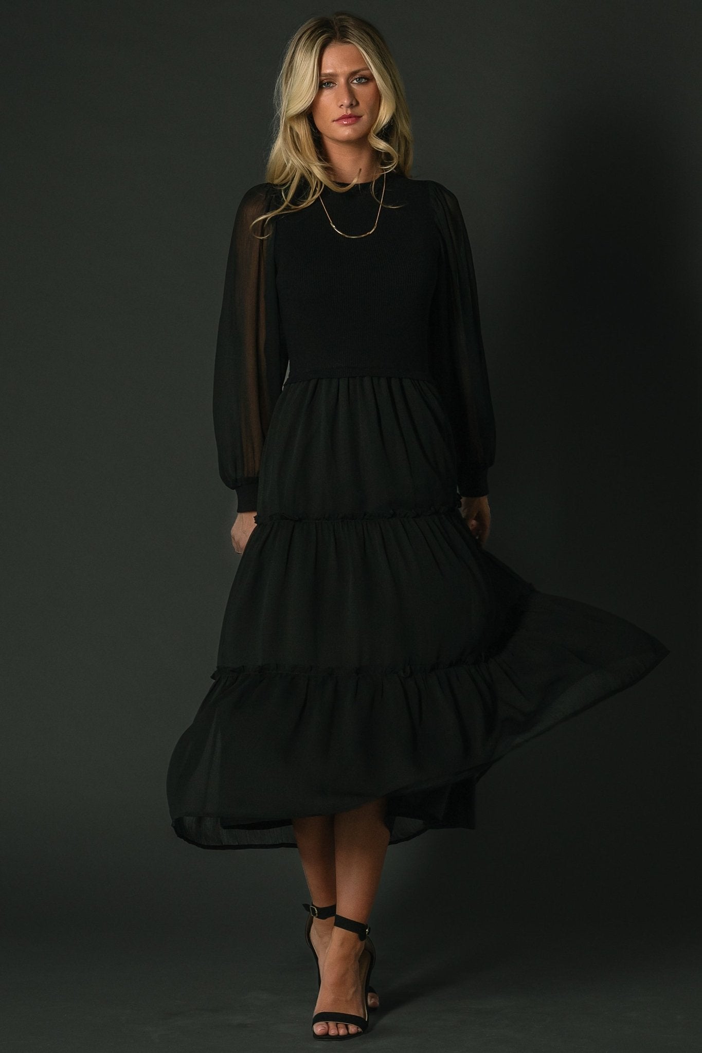 Remi Ribbed Maxi Dress | Black Outlet Official