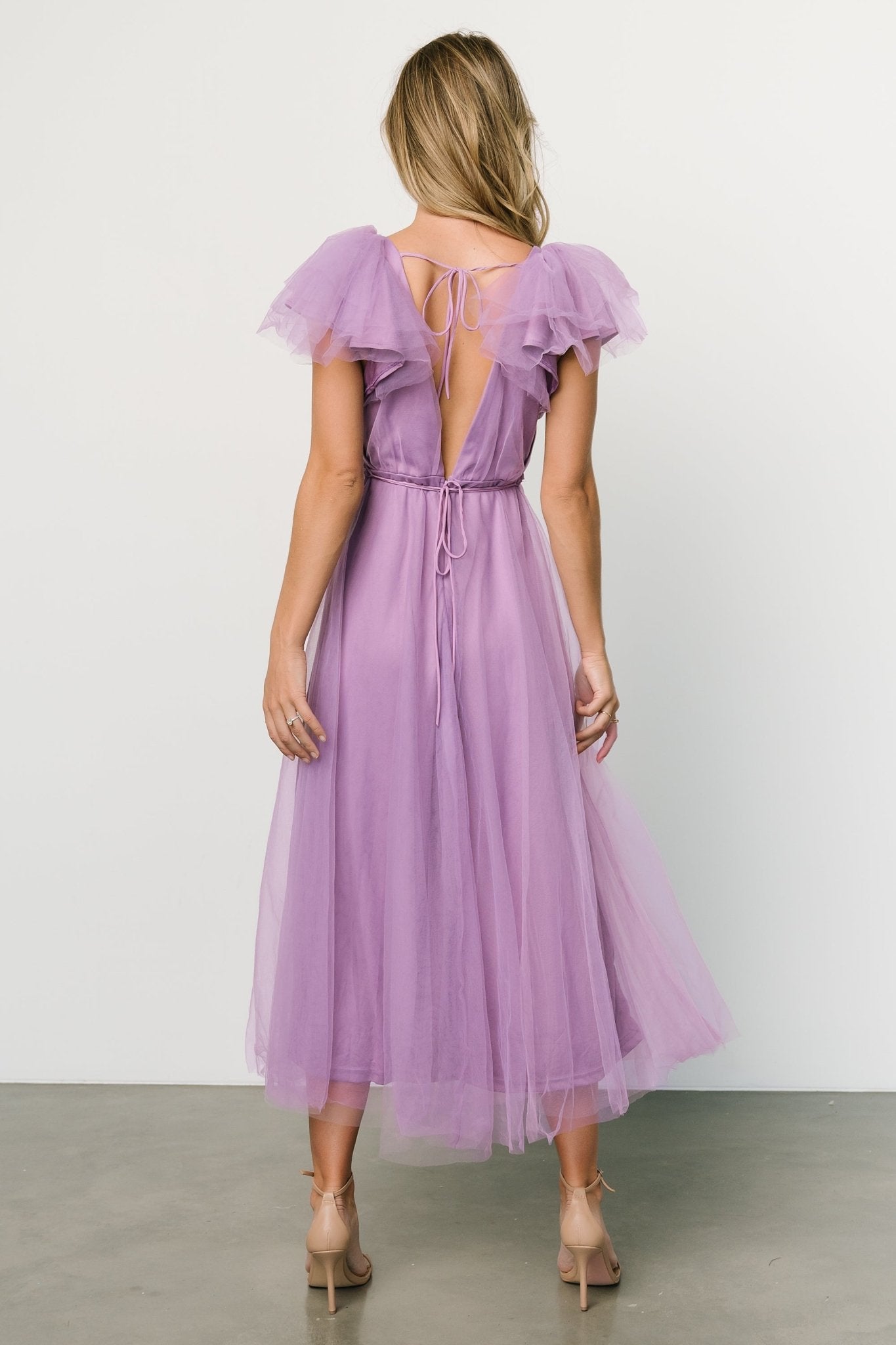 Annabella Tulle Dress | Lavender Cheap Sale Huge Surprise