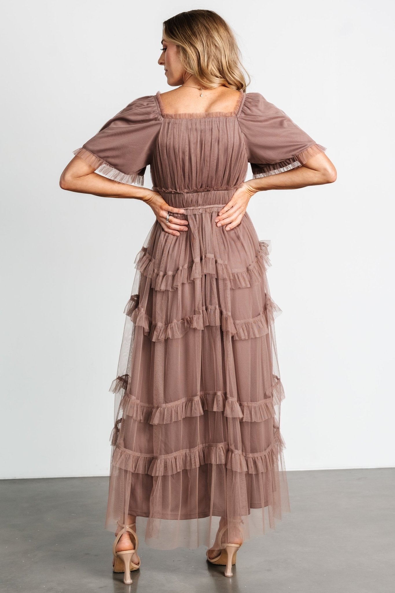 Magdalena Tulle Maxi Dress | Mink Sale Outlet