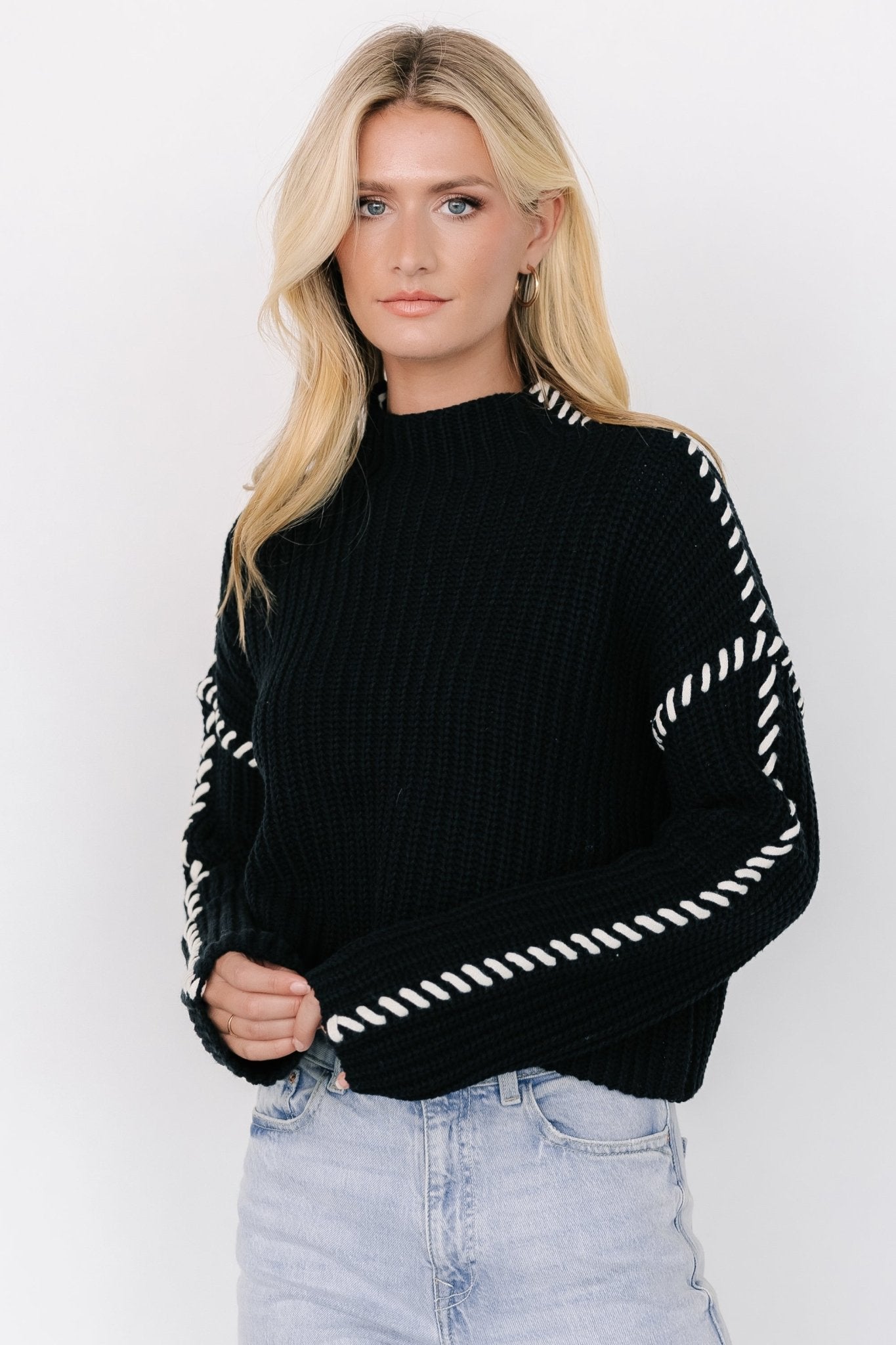 Madden Knit Sweater | Black Sale Outlet Locations