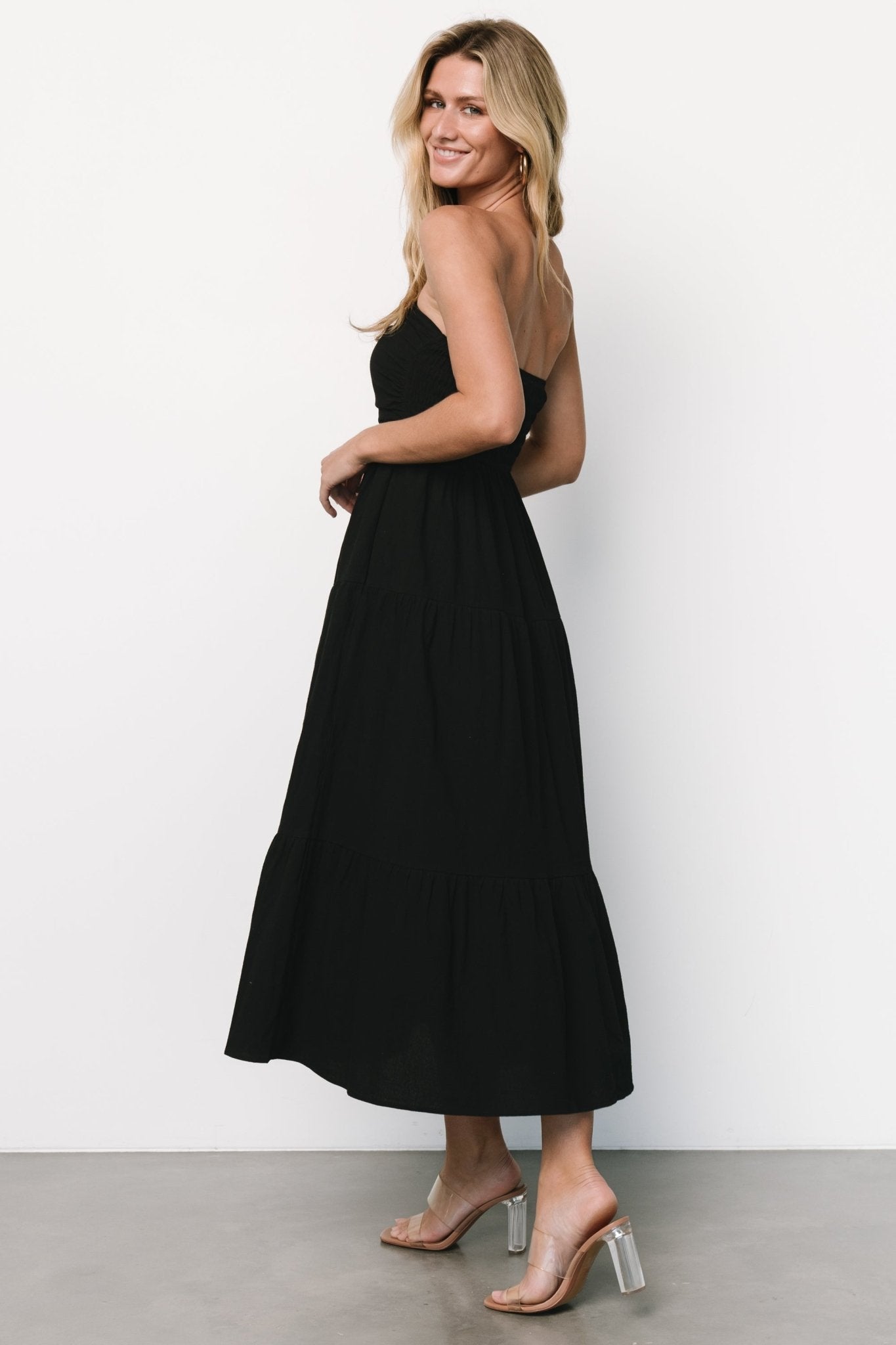 Delray Strapless Dress | Black Clearance Limited Edition