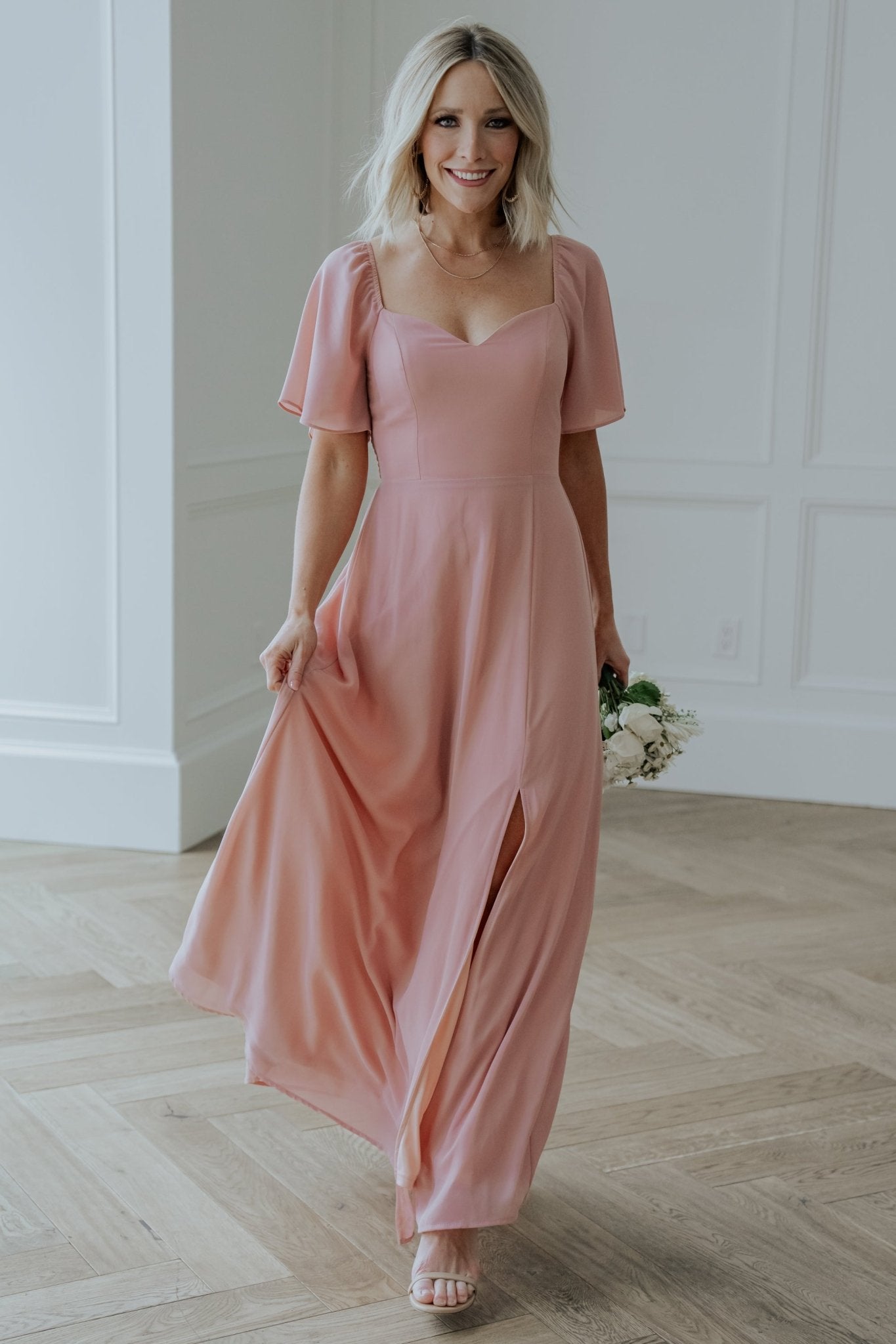 Sierra Sweetheart Maxi Dress | Blush Free Shipping Footlocker Finishline