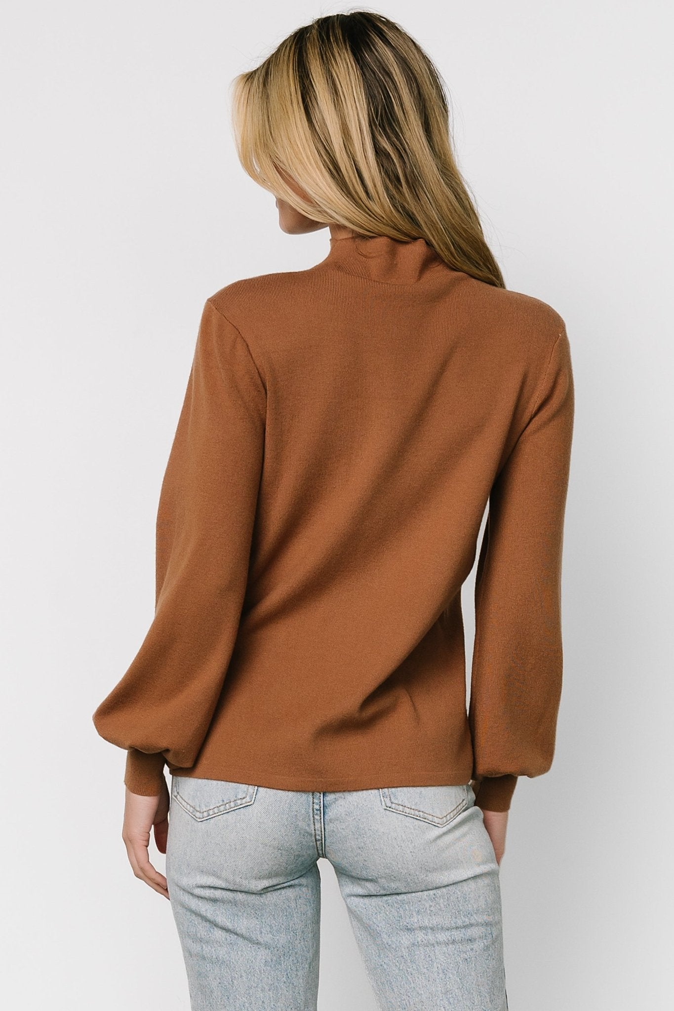 Sutton Sweater Top | Brown Best Sale Cheap Pice