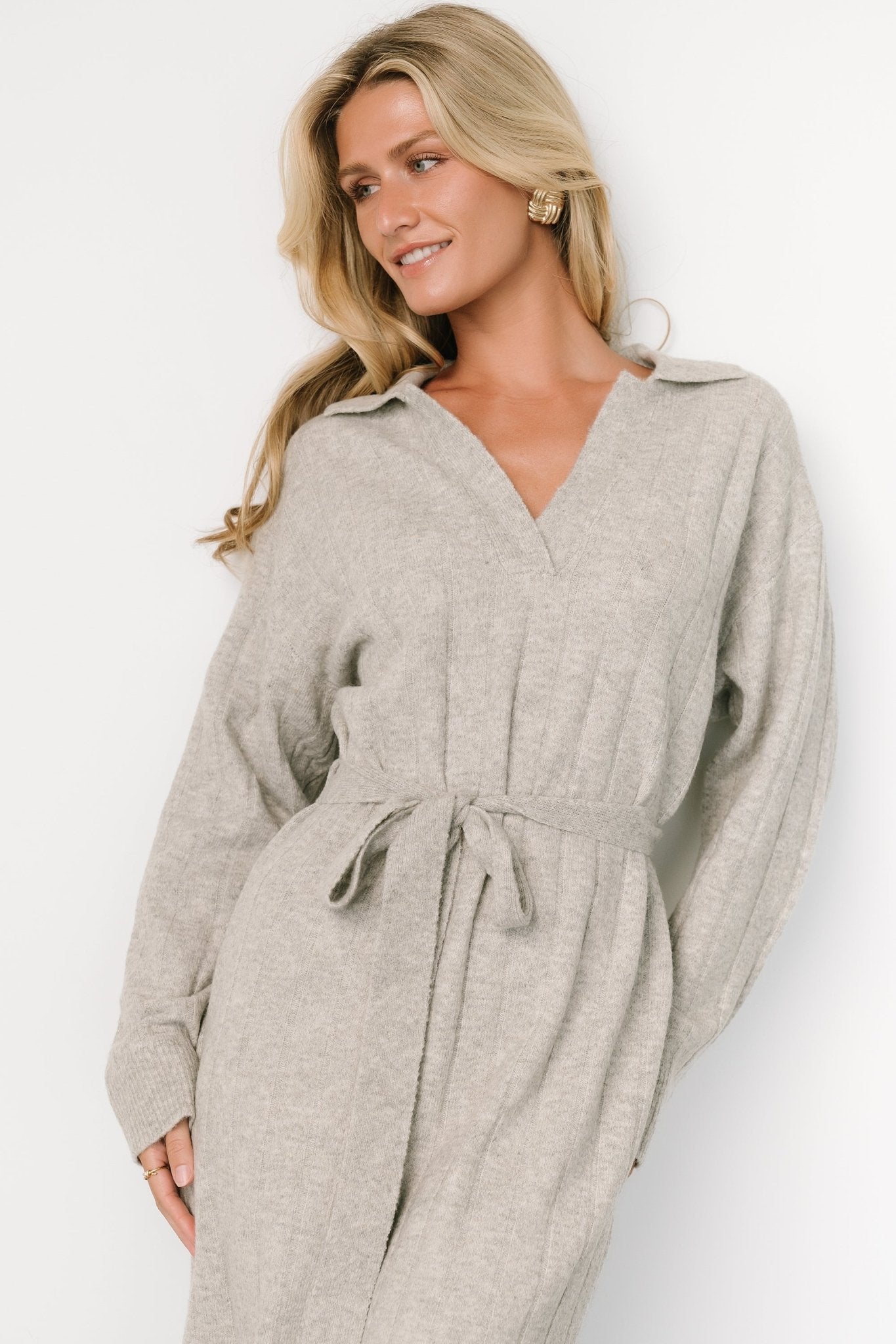 Barrie Sweater Dress | Gray Cheap From China