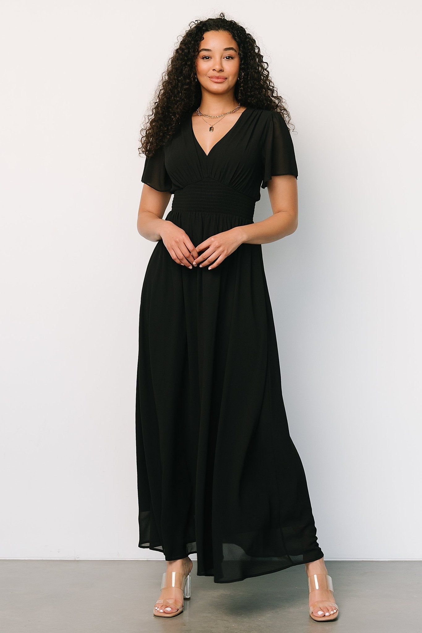 Birdie Maxi Dress | Black Outlet Pices