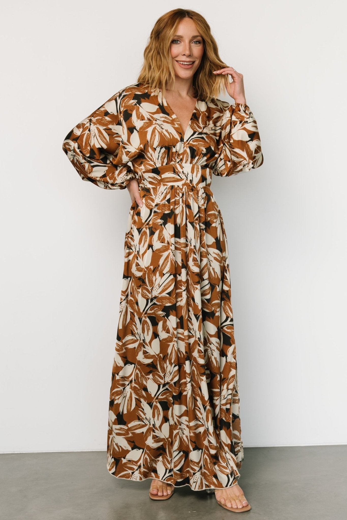 Yolanthe Maxi Dress | Copper Multi Cheap Cheap Online