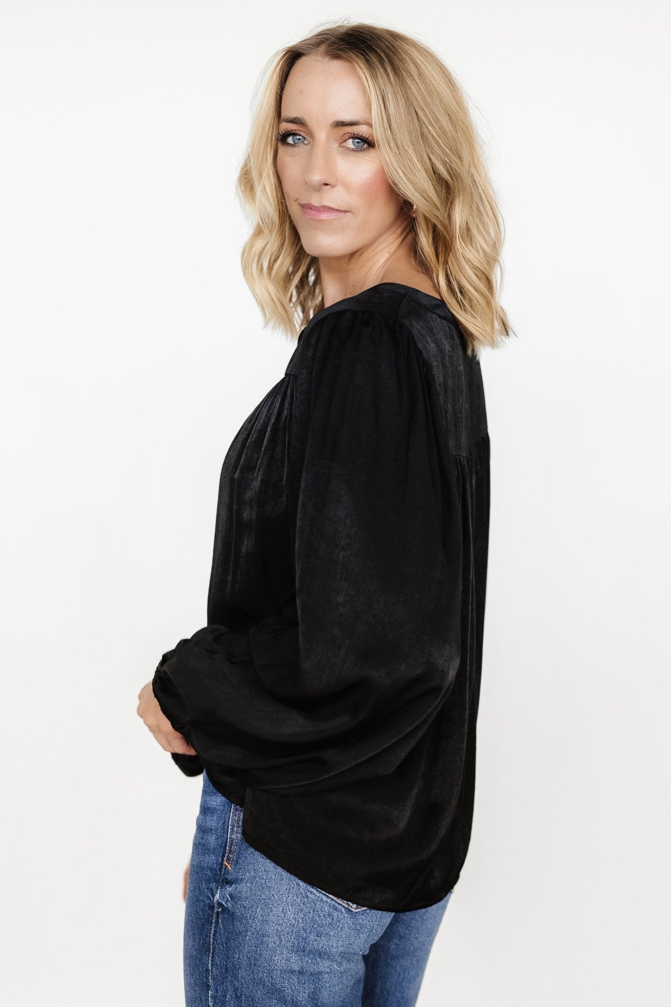 Alina Blouse | Black Cheap Sale Marketable