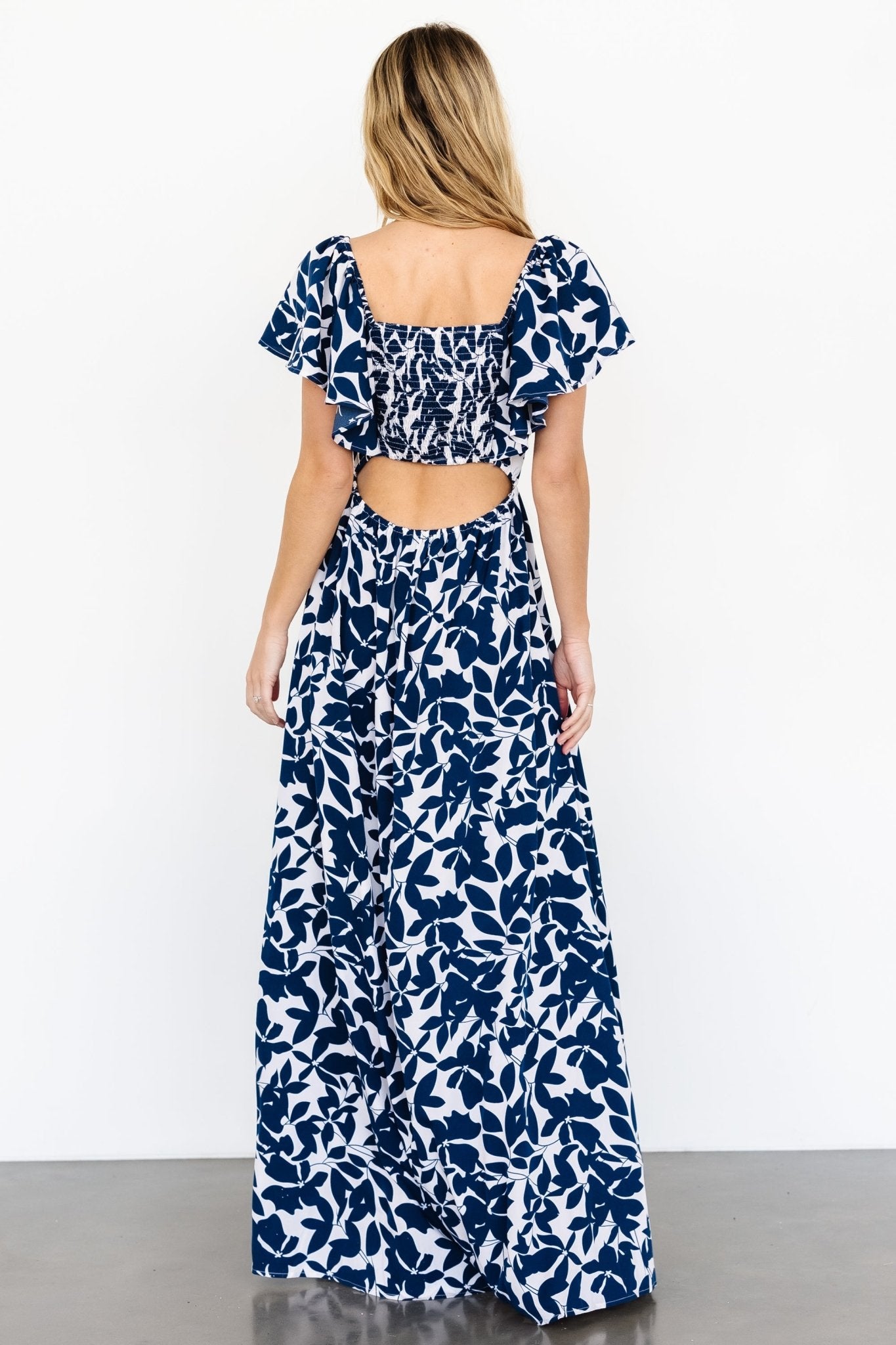 Adira Maxi Dress | Navy Floral Discount Cheap