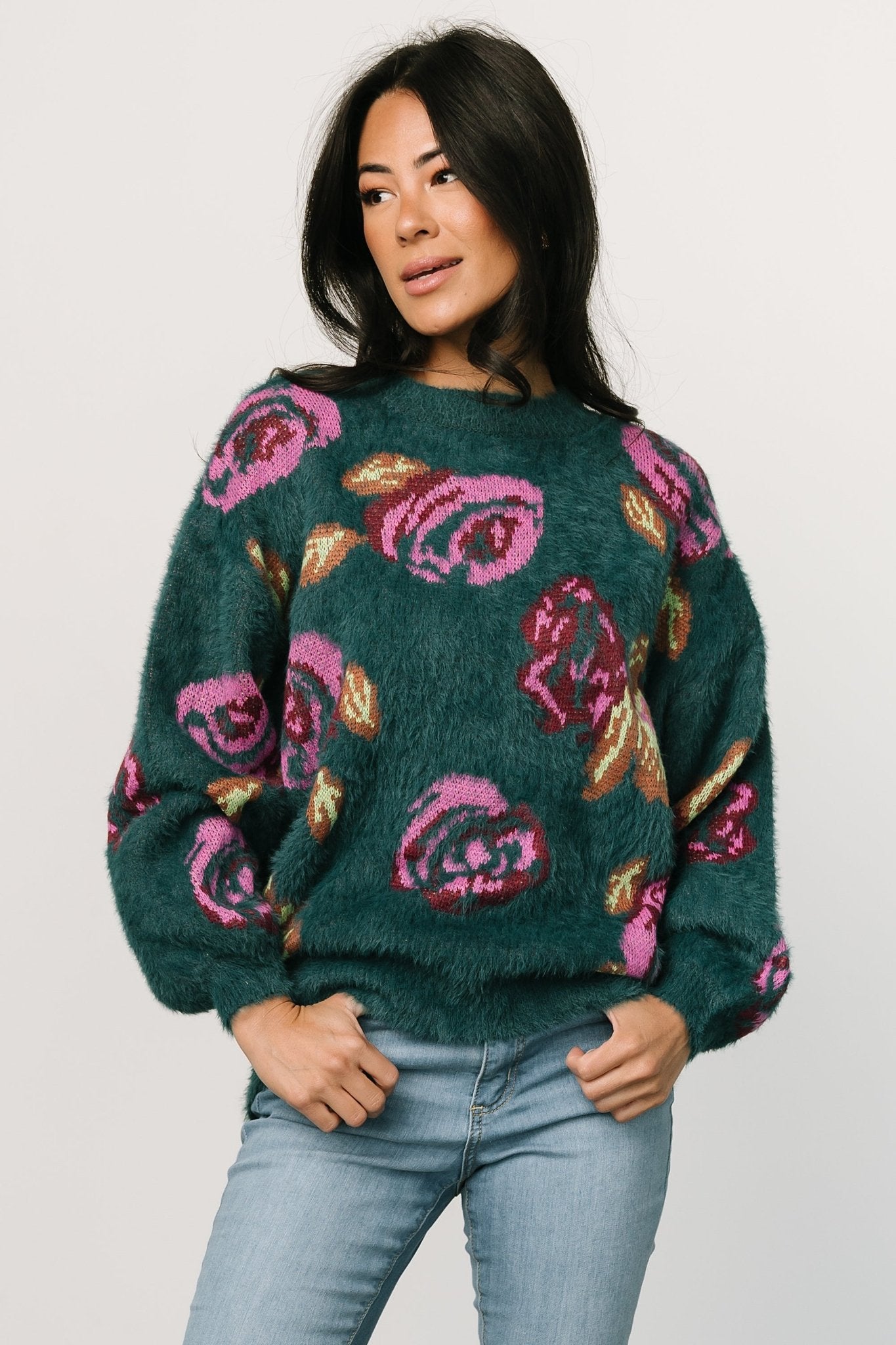 Ryder Sweater | Jade Multi Floral Recommend Online