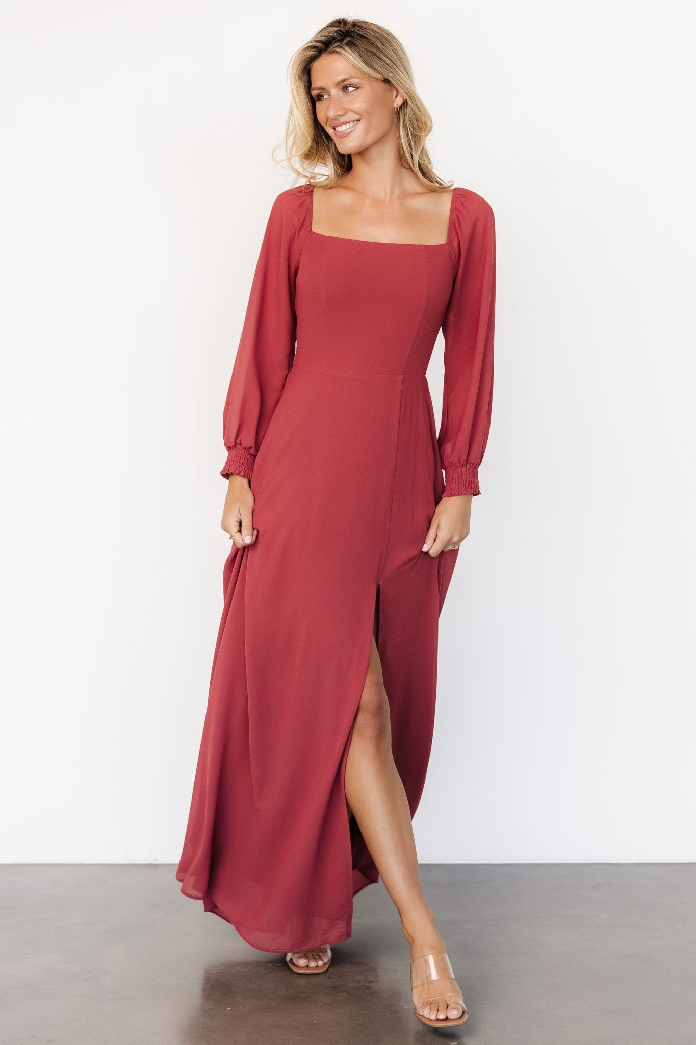 Giselle Maxi Dress | Terracotta Buy Cheap 2025