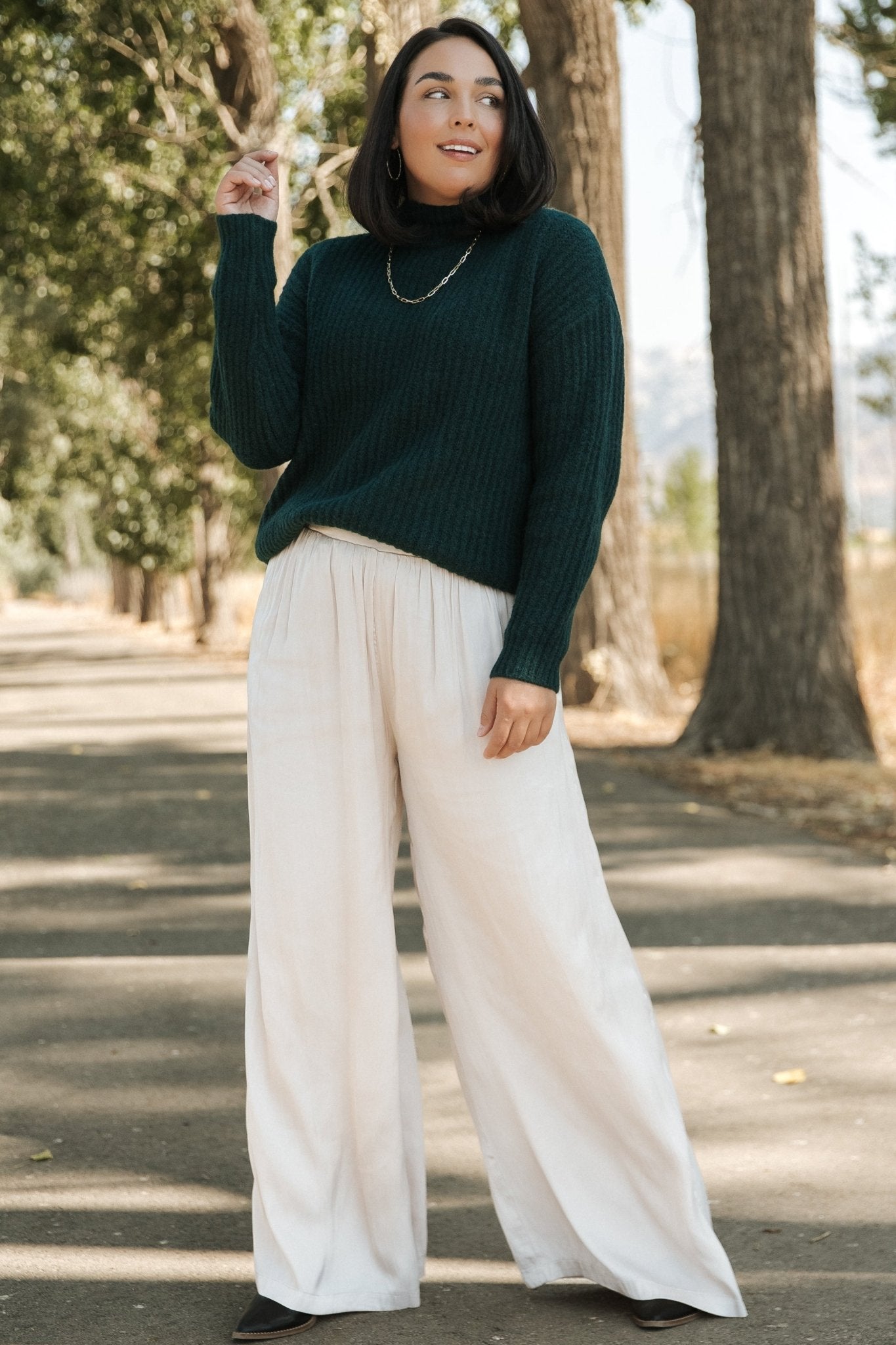 Fallon Sweater | Dark Green Best Place Online