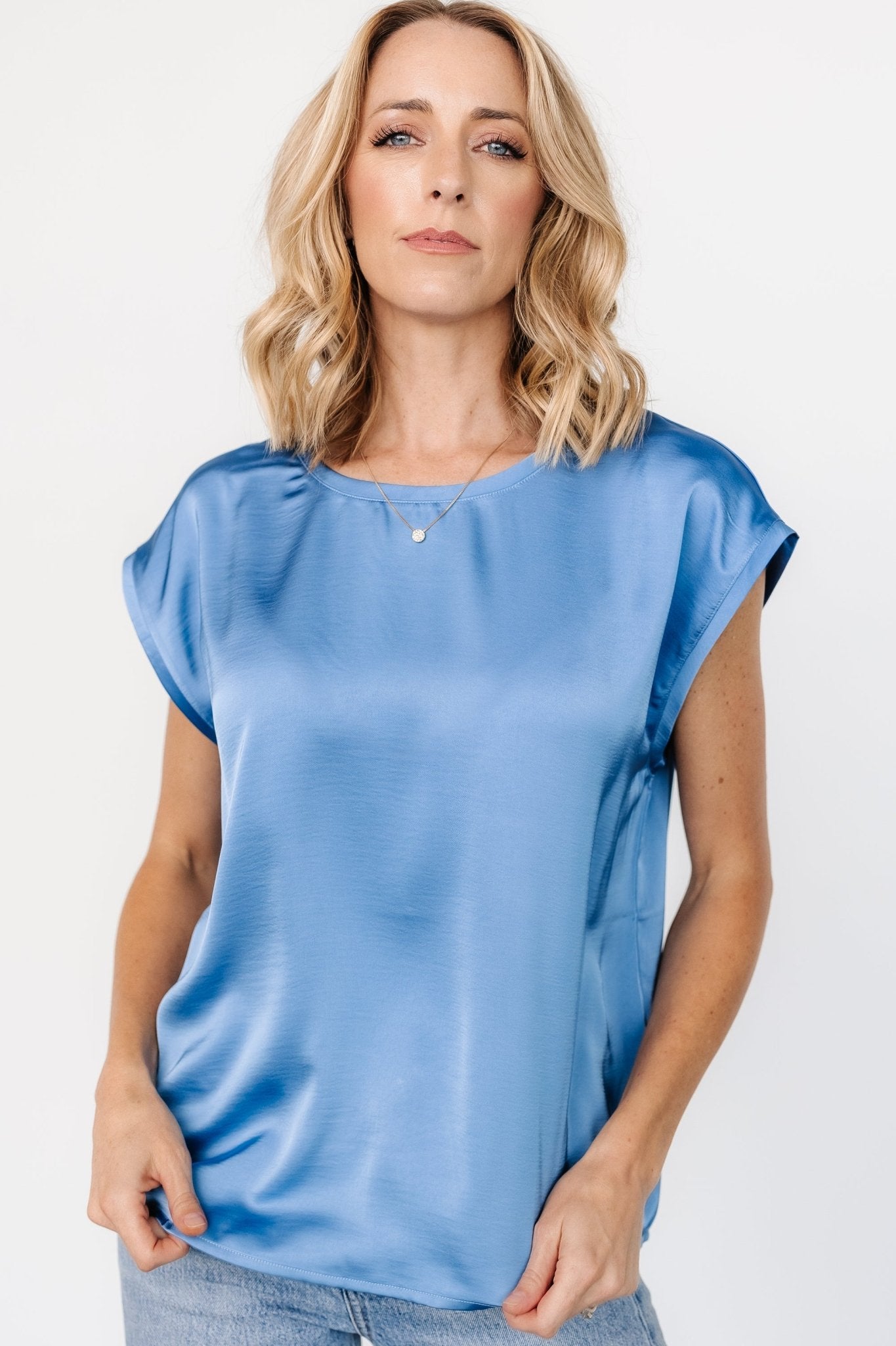 Adina Top | Winter Blue Outlet 2025