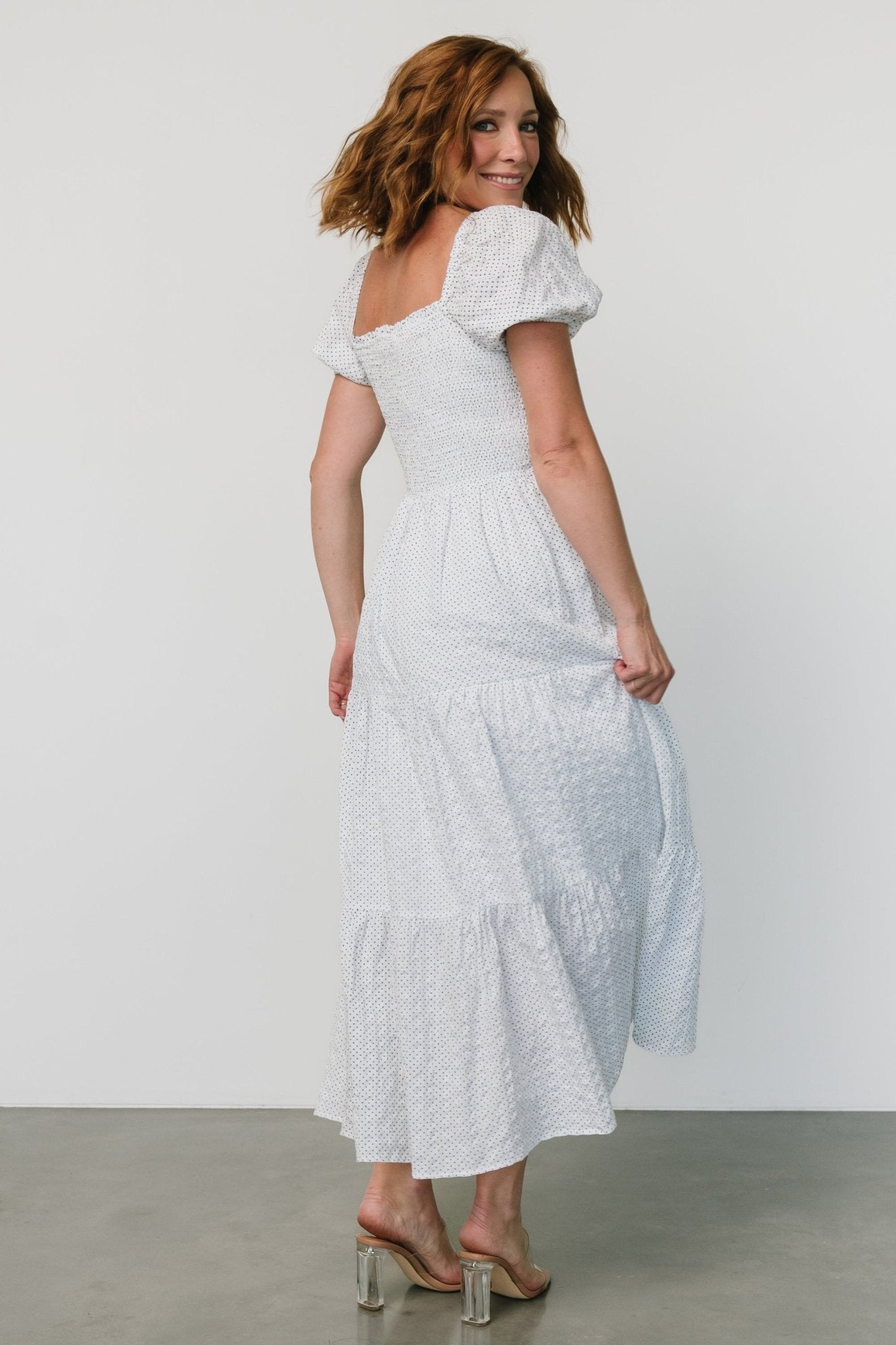 Calliope Smocked Maxi Dress | White Print Cheap Sale Best Store To Get